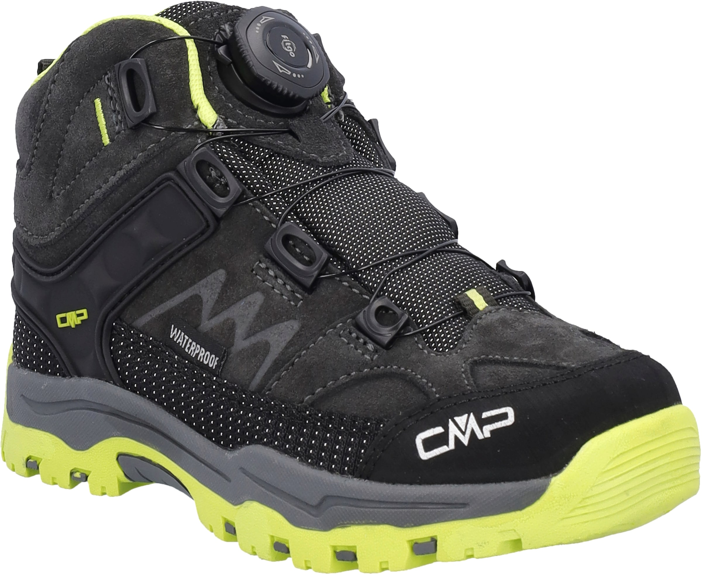 Cmp Piombo, Acido Outdoorschuh "Kids Kiruna Mid Fitgo Wp Trekking Shoes" Wasserdicht