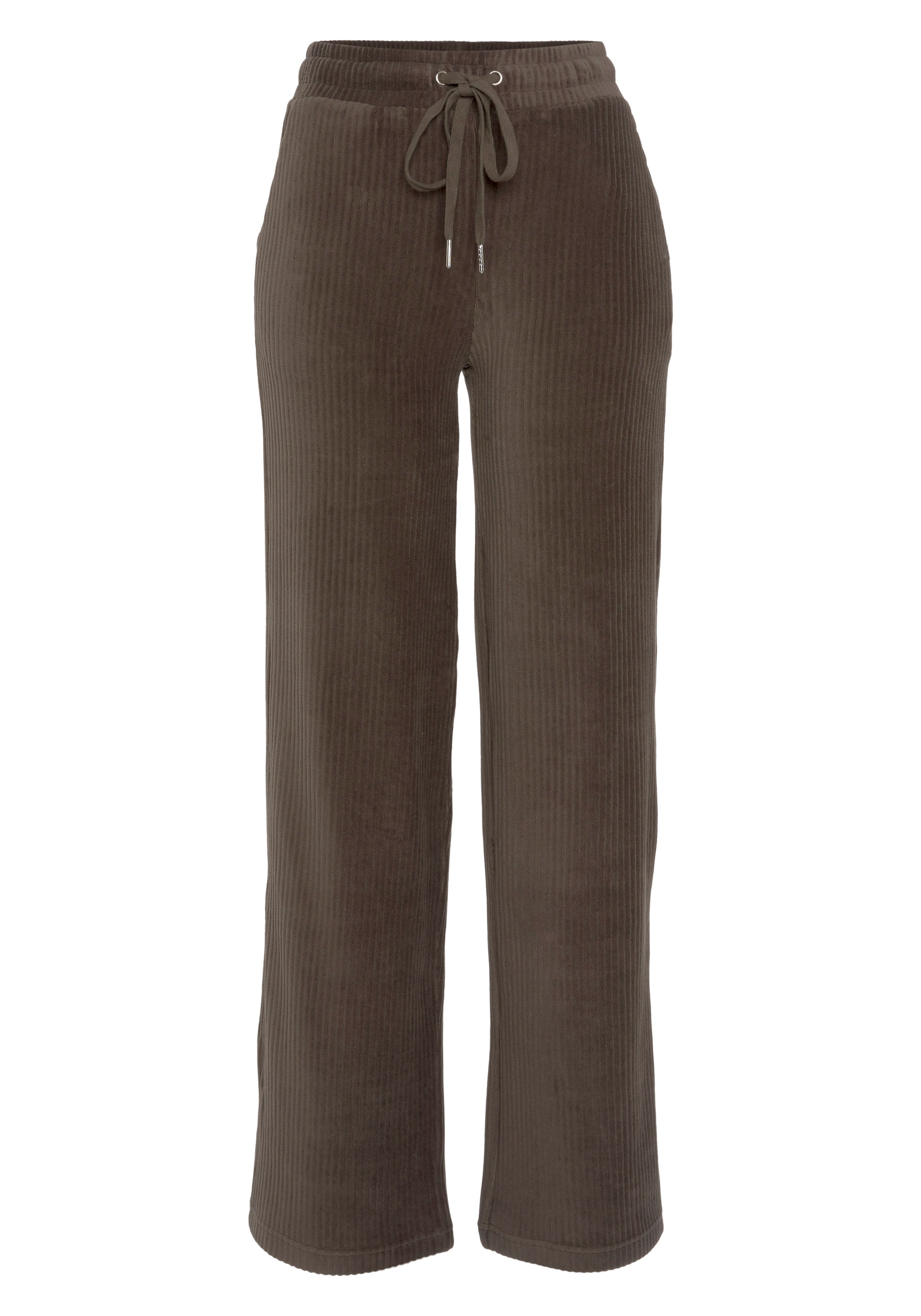 Vivance Homewearhose »-Loungehose«, mit breiter elastischen Cord Struktur, Loungewear