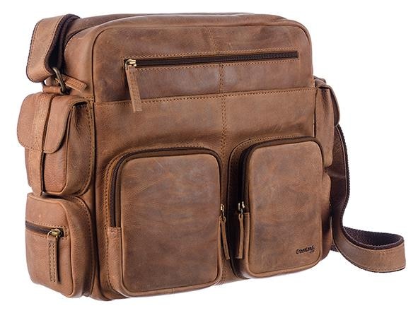 GreenLand Nature Messenger Bag »Montenegro«, aus echtem Leder mit  praktischen Vortaschen online shoppen | Jelmoli-Versand