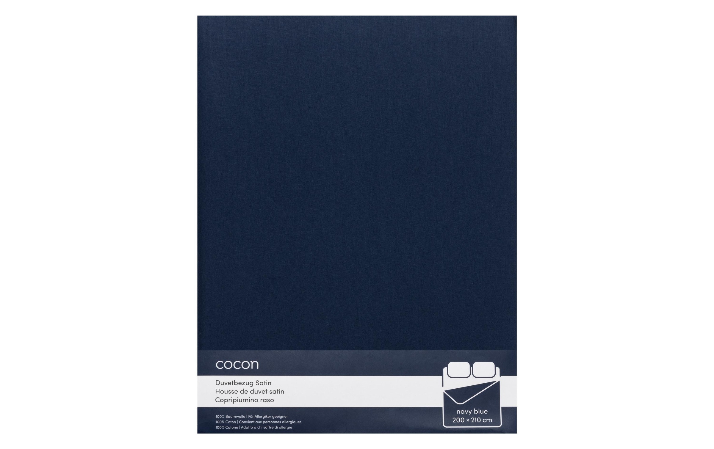 Cocon Bettbezug »Duvetbezug Satin«, (1 St.)