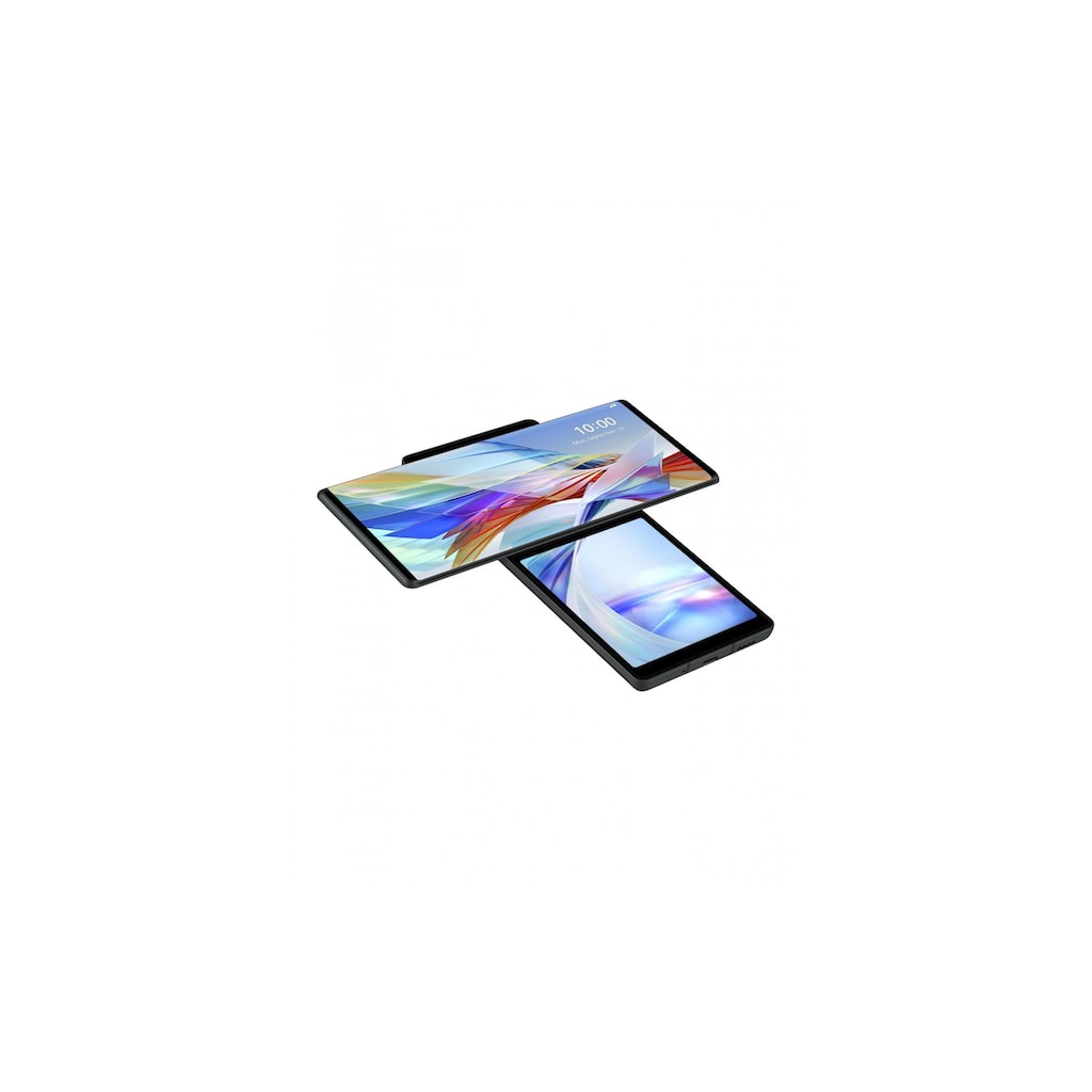 LG Smartphone »Wing«, Aurora Grau, 17,27 cm/6,8 Zoll, 128 GB Speicherplatz, 64 MP Kamera