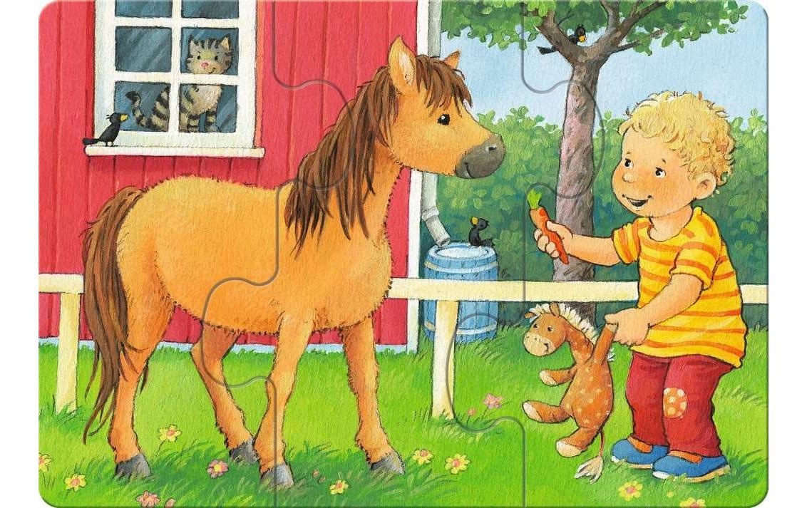 Ravensburger Puzzle »allererstes Puzzle: Streichelzoo«, (14 tlg.)