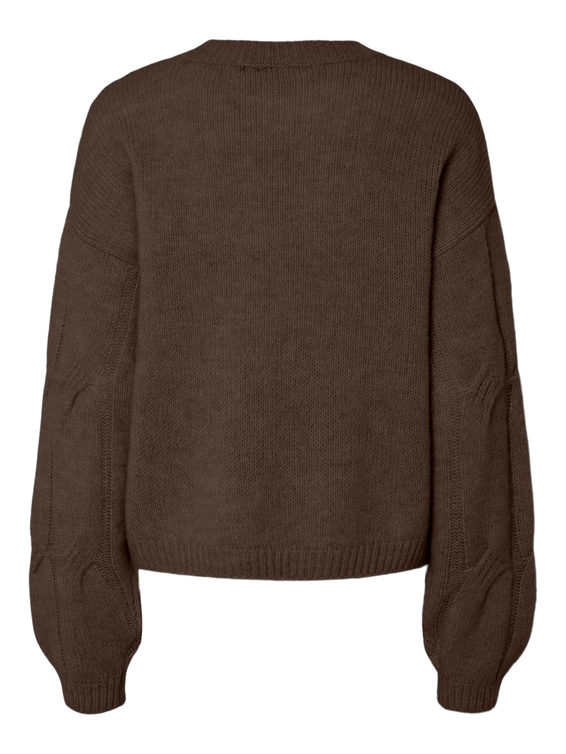 pieces Strickpullover »PCJENNA LS O-NECK CABLE KNIT NOOS BC«