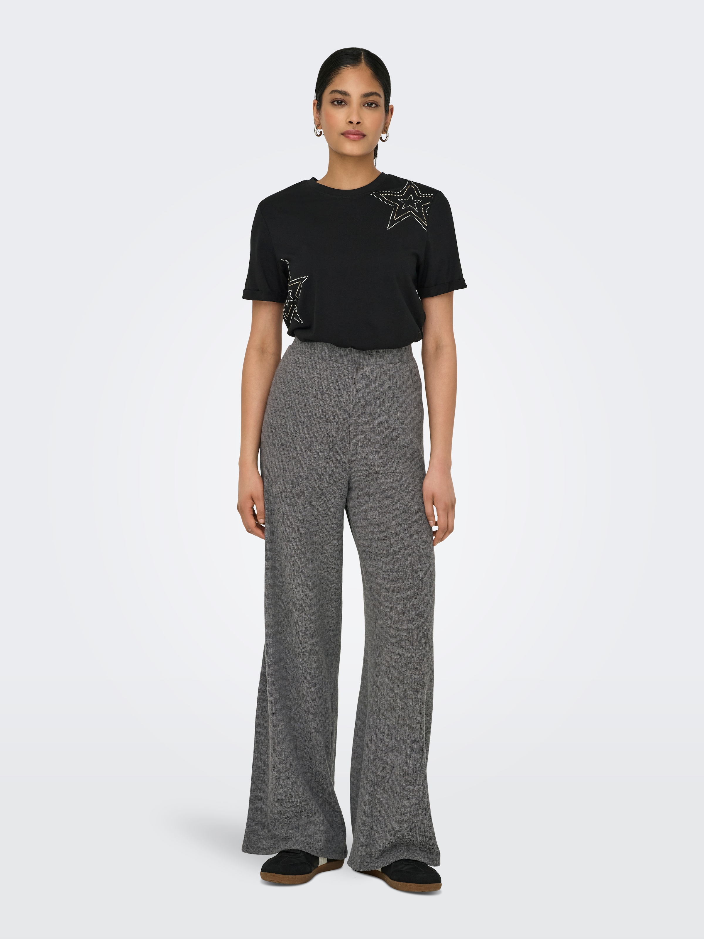 ONLY Kurzarmshirt »ONLHOLLIS LIFE S/S O-NECK TOP BOX JRS«