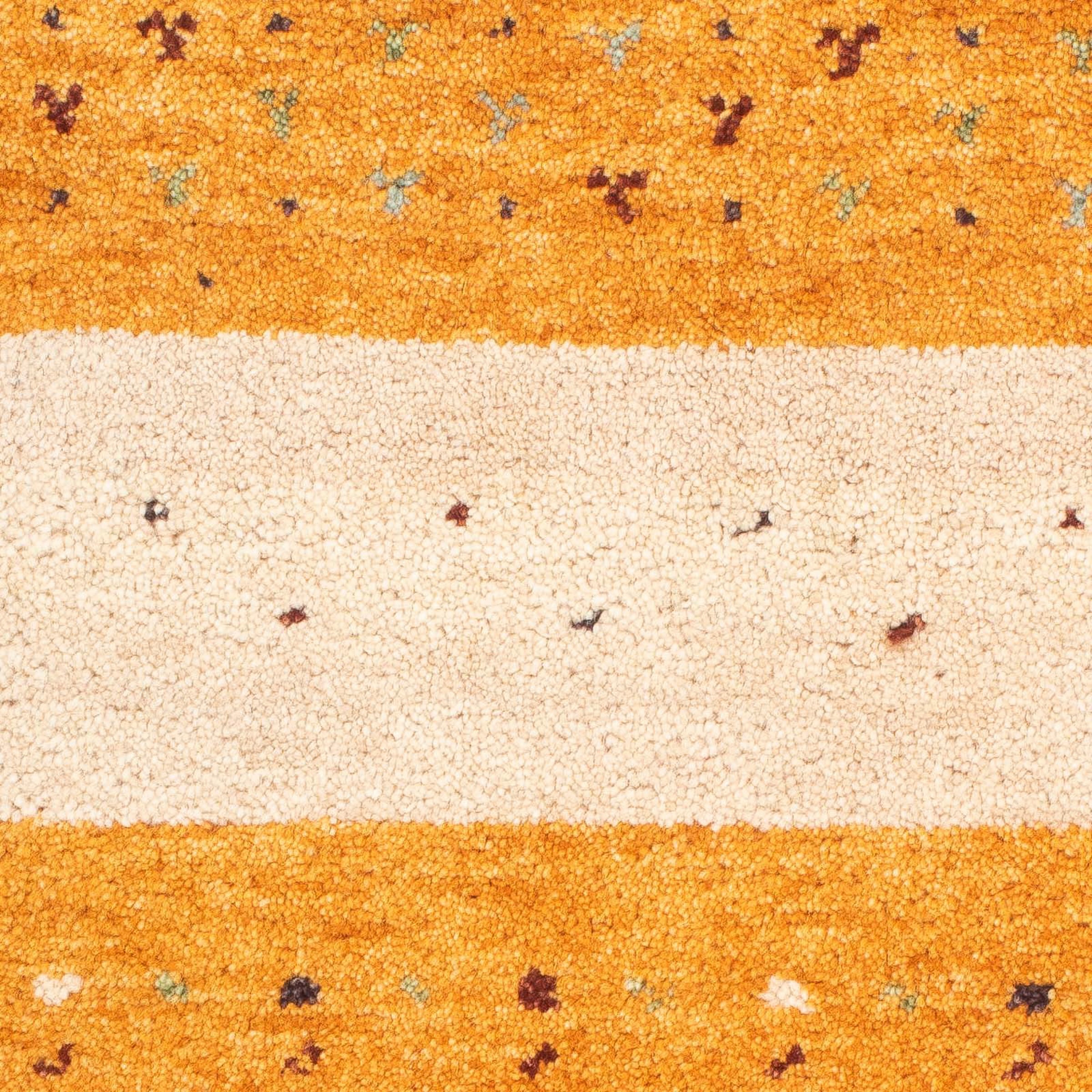 morgenland Wollteppich »Gabbeh - Indus - 110 x 60 cm - mehrfarbig«, rechteckig, Wohnzimmer, Handgeknüpft, Einzelstück mit Zertifikat