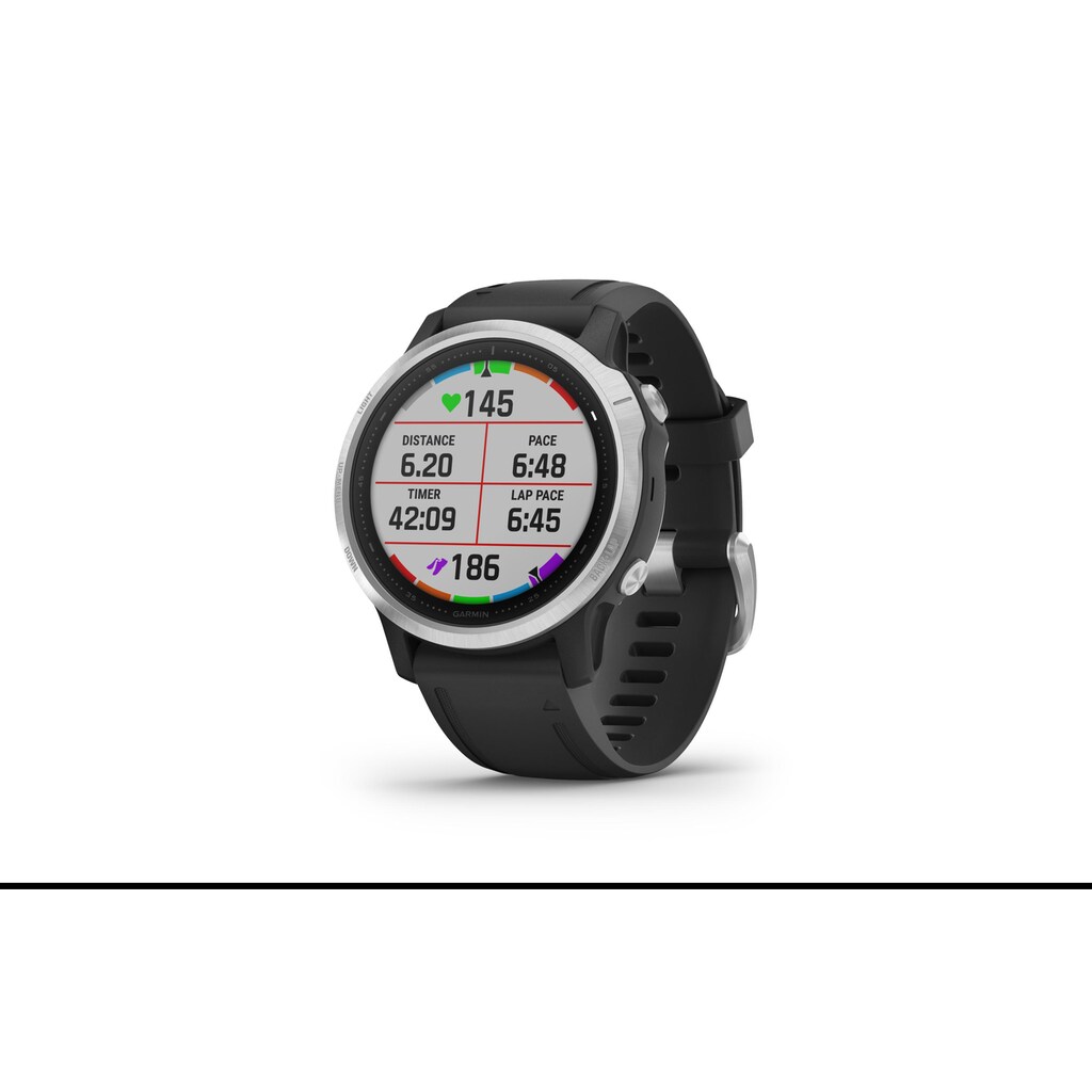 Garmin Fitnessuhr »GPS-Sportuhr fenix 6S Schwarz Silberfarben«