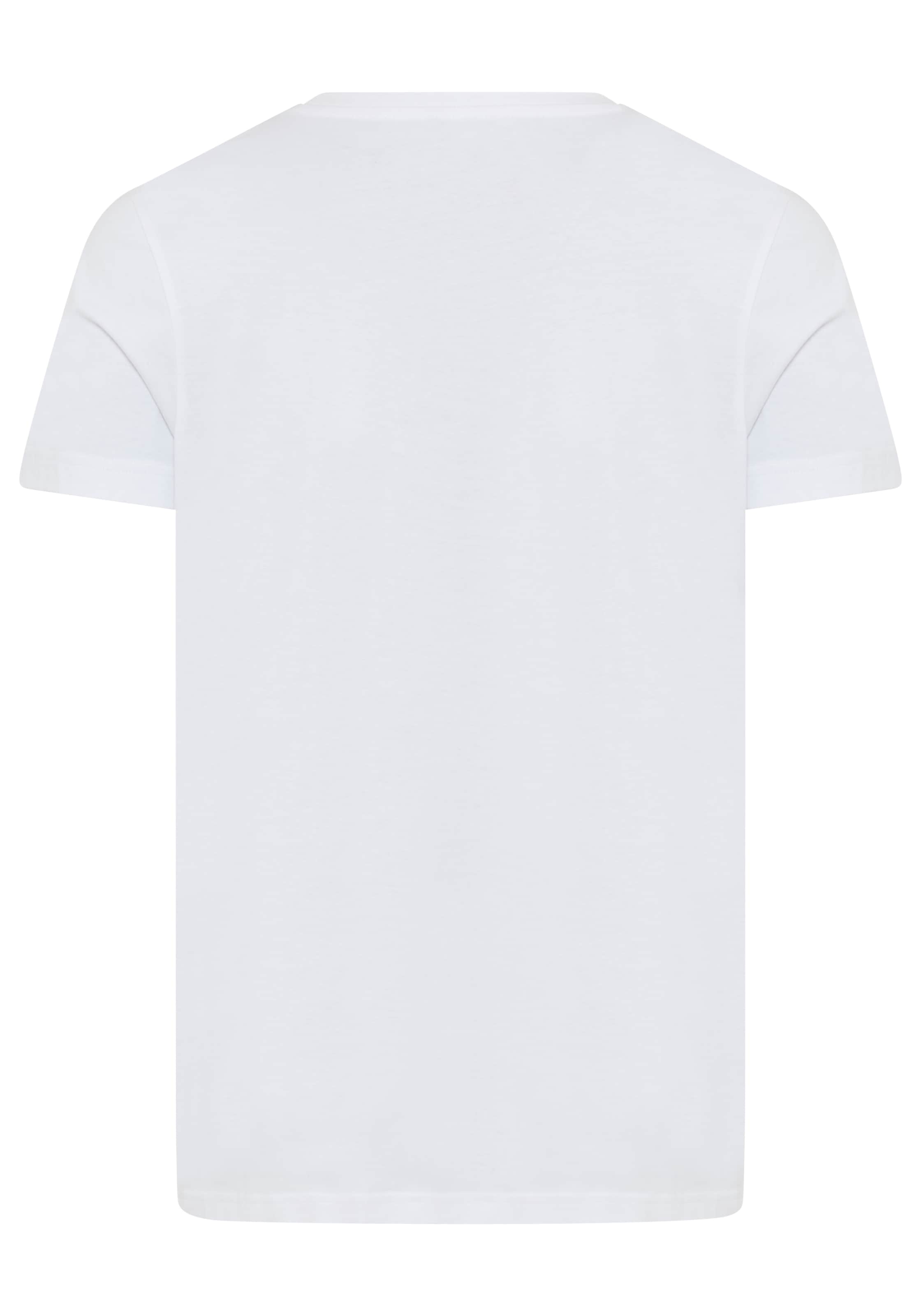 Bruno Banani T-Shirt, kurzärmelig, schmal geschnitten, Rundhalsausschnitt