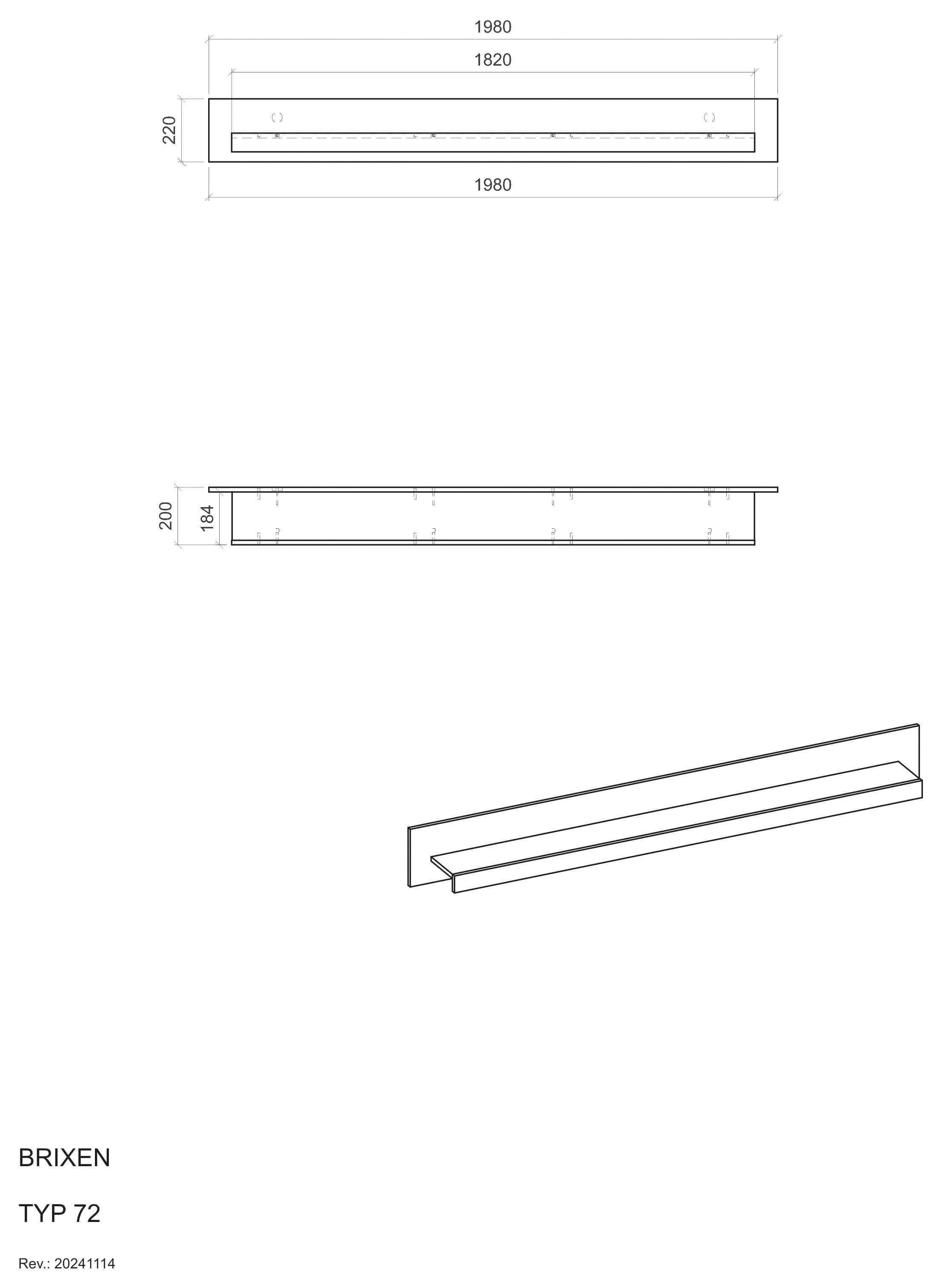 INOSIGN Wandboard »Brixen, modernes Wandregal, Hängeregal mit Ablage«, vielseitig einsetzbares Hängeregal, Weiss mit Eiche Evoke Dekor