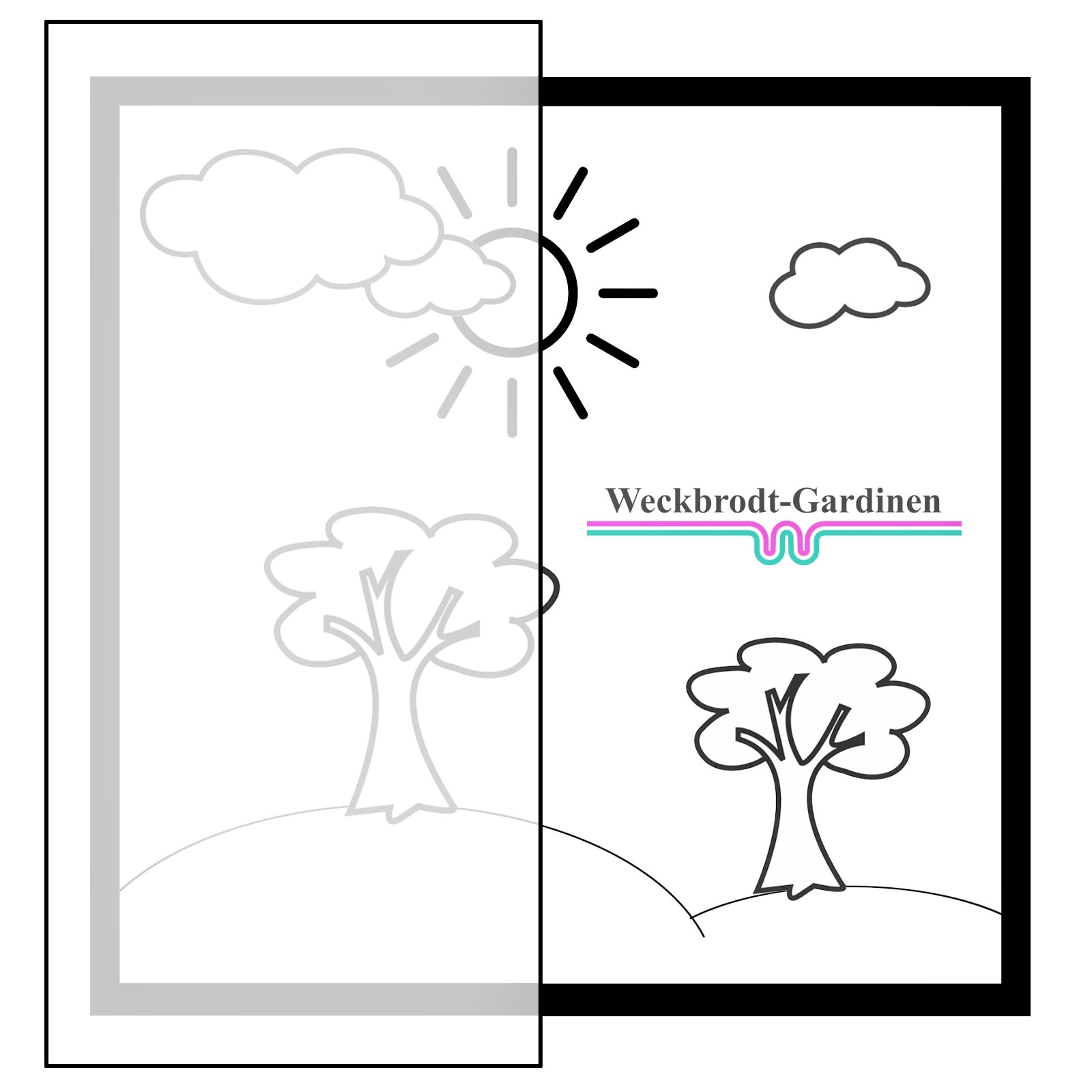 Weckbrodt Scheibengardine nach Mass »Anthea«, (1 St.), Bistro, Gardine, Store, nach Mass