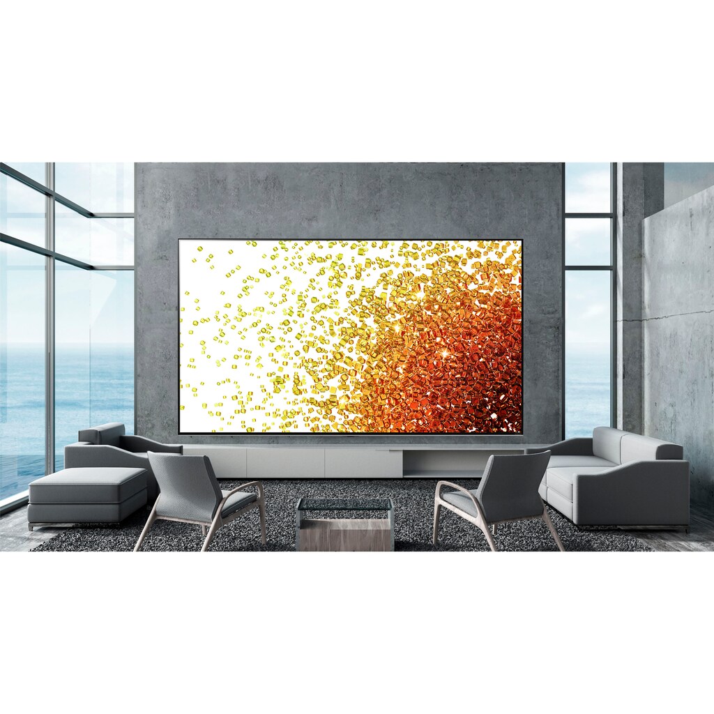 LG LCD-LED Fernseher »75NANO919PA«, 189 cm/75 Zoll, 4K Ultra HD, Smart-TV, (bis zu 120Hz)-Full Array Dimming-α7 Gen4 4K AI-Prozessor-Sprachassistenten-HDMI 2.1