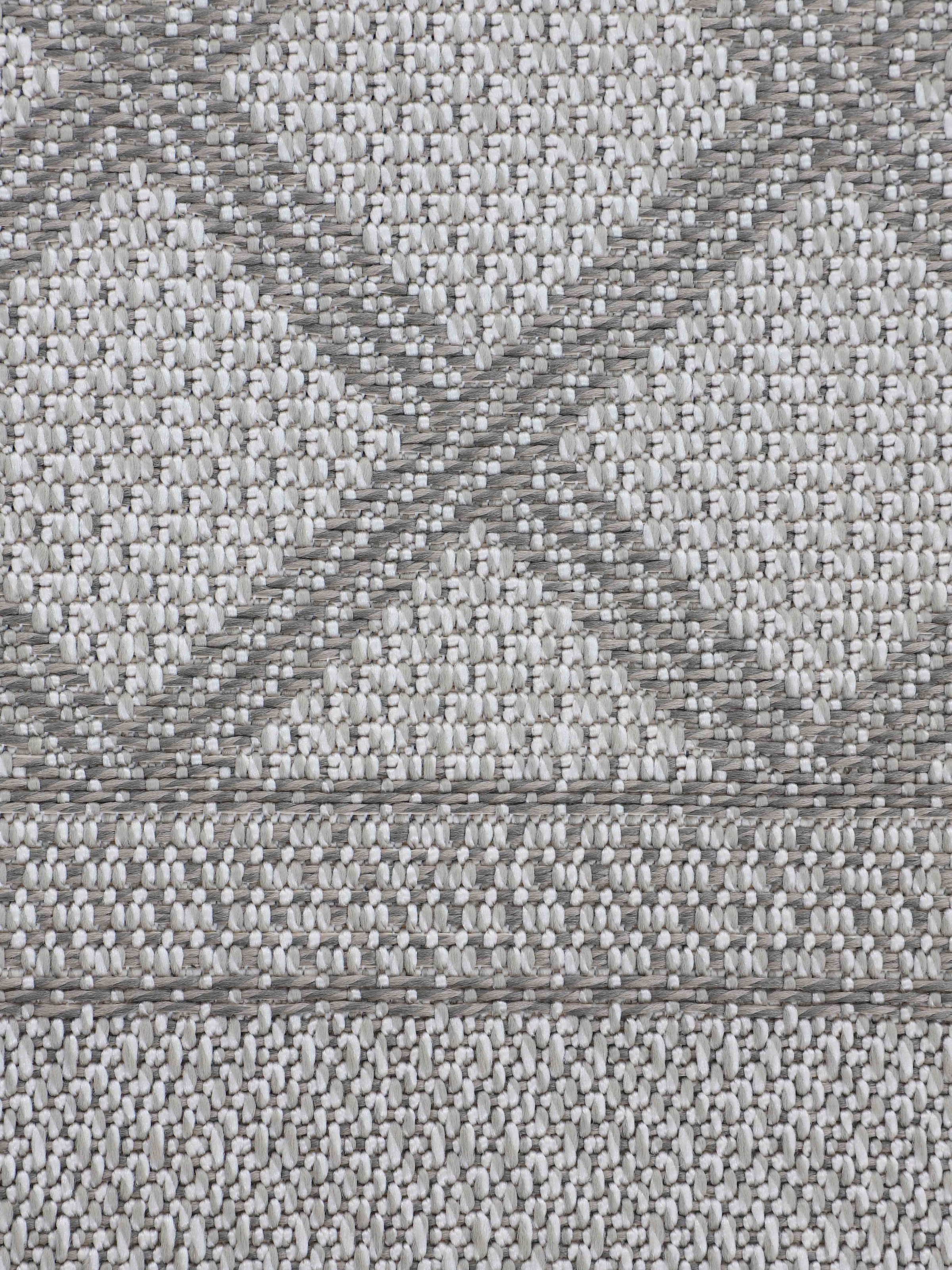 carpetfine Läufer »Boho 104«, rechteckig, 4 mm Höhe, robustes Flachgewebe, Sisal Optik, UV-beständig, Aussenbereich
