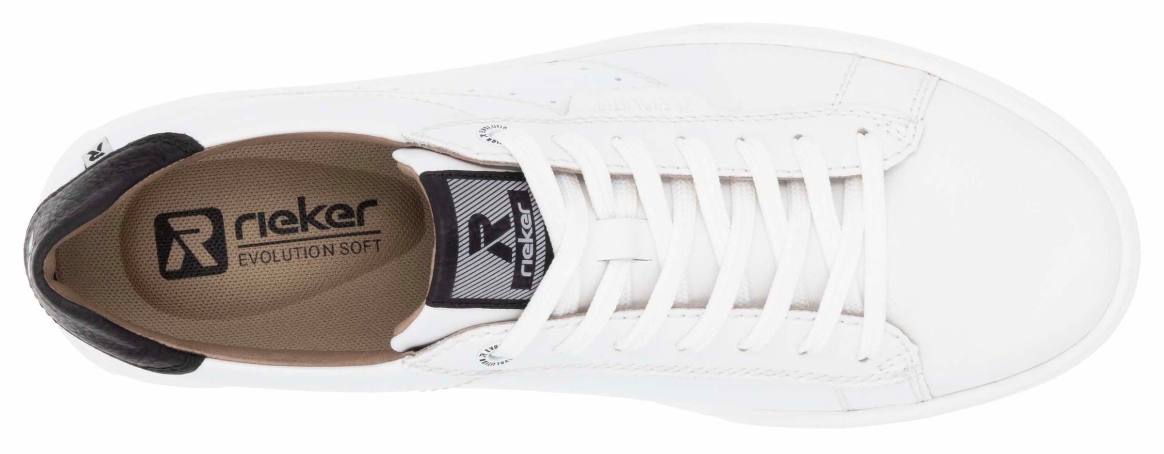 RIEKER Sport Sneaker, Freizeitschuh, Halbschuh, Schnürschuh mit Soft-Einlage