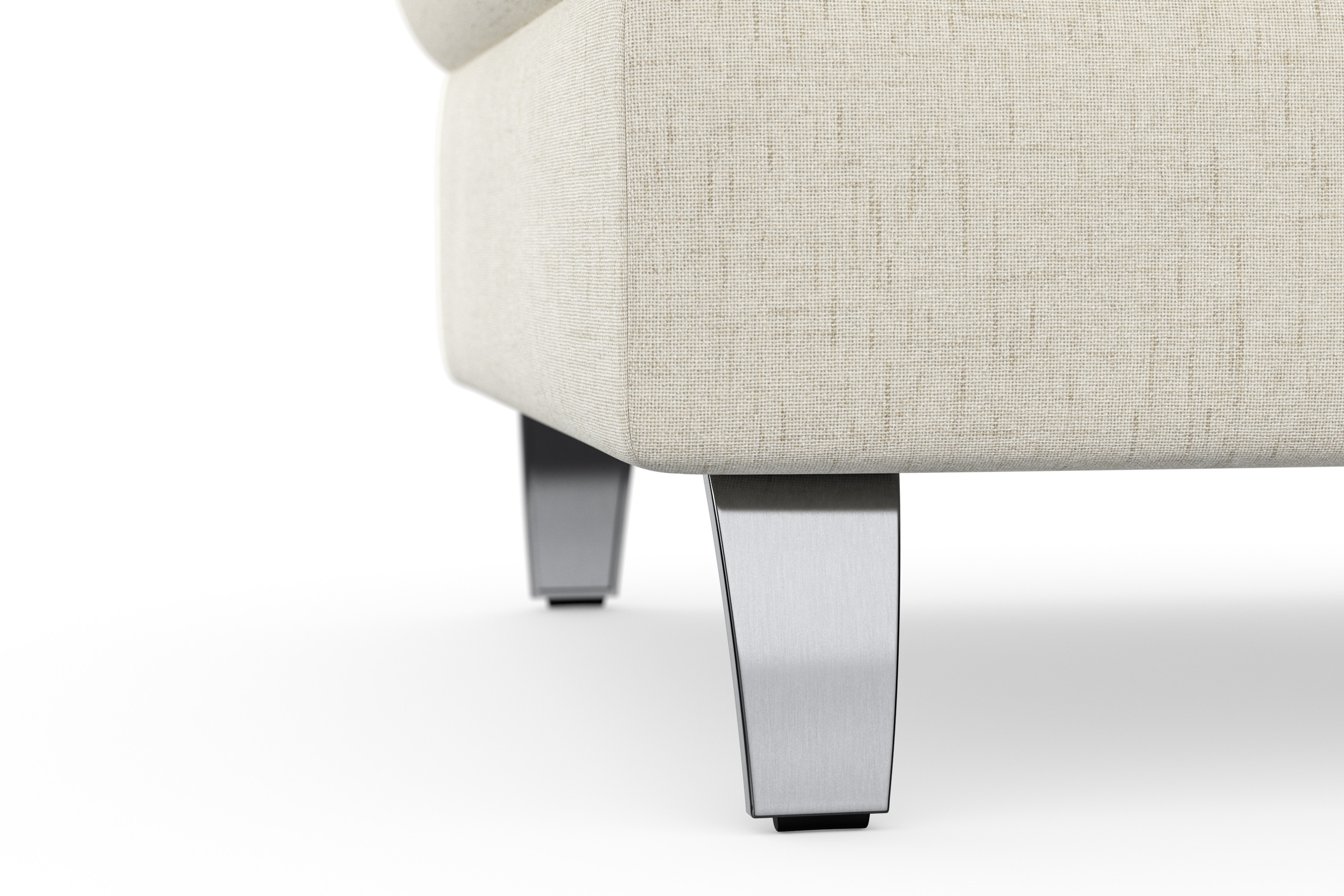 sit&more Stauraumhocker »Grenoble«, mit Stauraum und satinierten Füssen