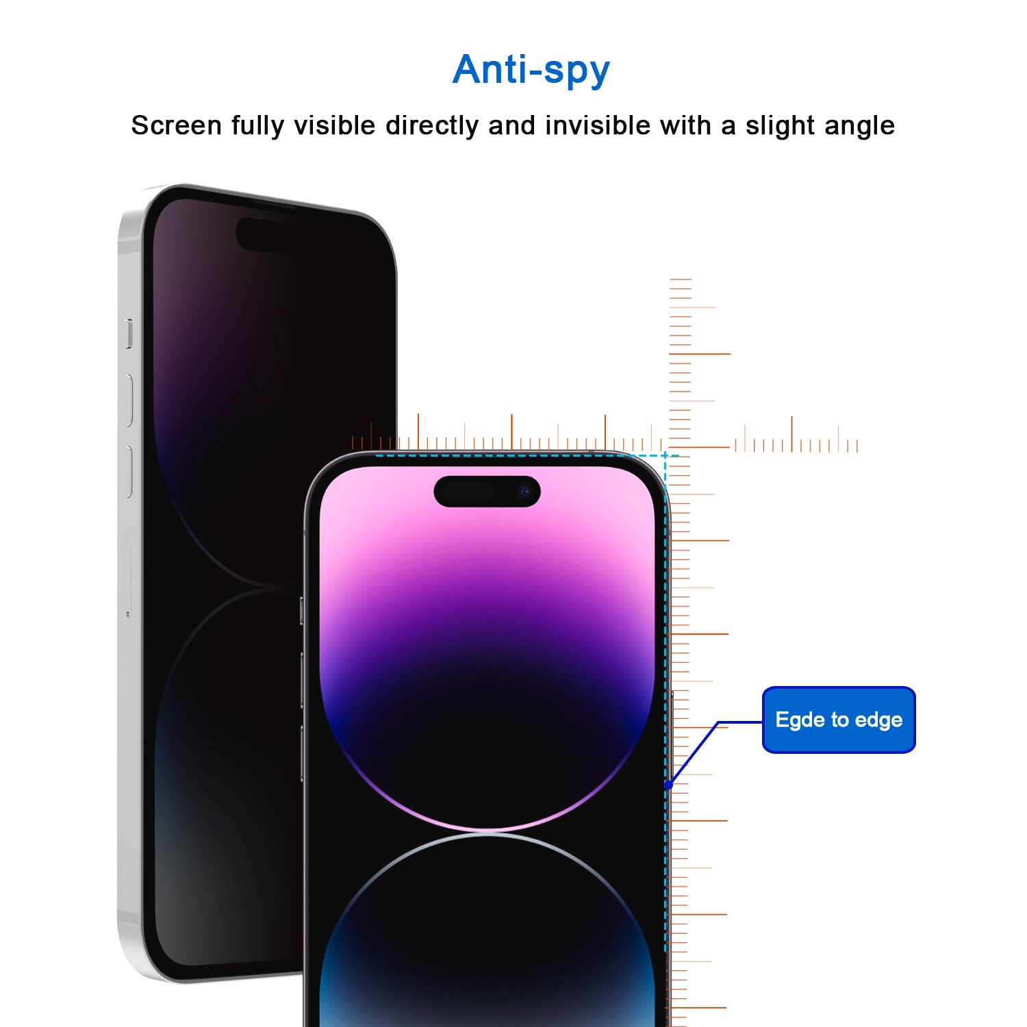 4smarts Displayschutzglas »Second Glass Privacy (10x) Service Kit für Apple iPhone 16e«, für Apple iPhone 16e, Displayschutzfolie, Schutzfolie, Bildschirmschutz, kratz- & stossfest