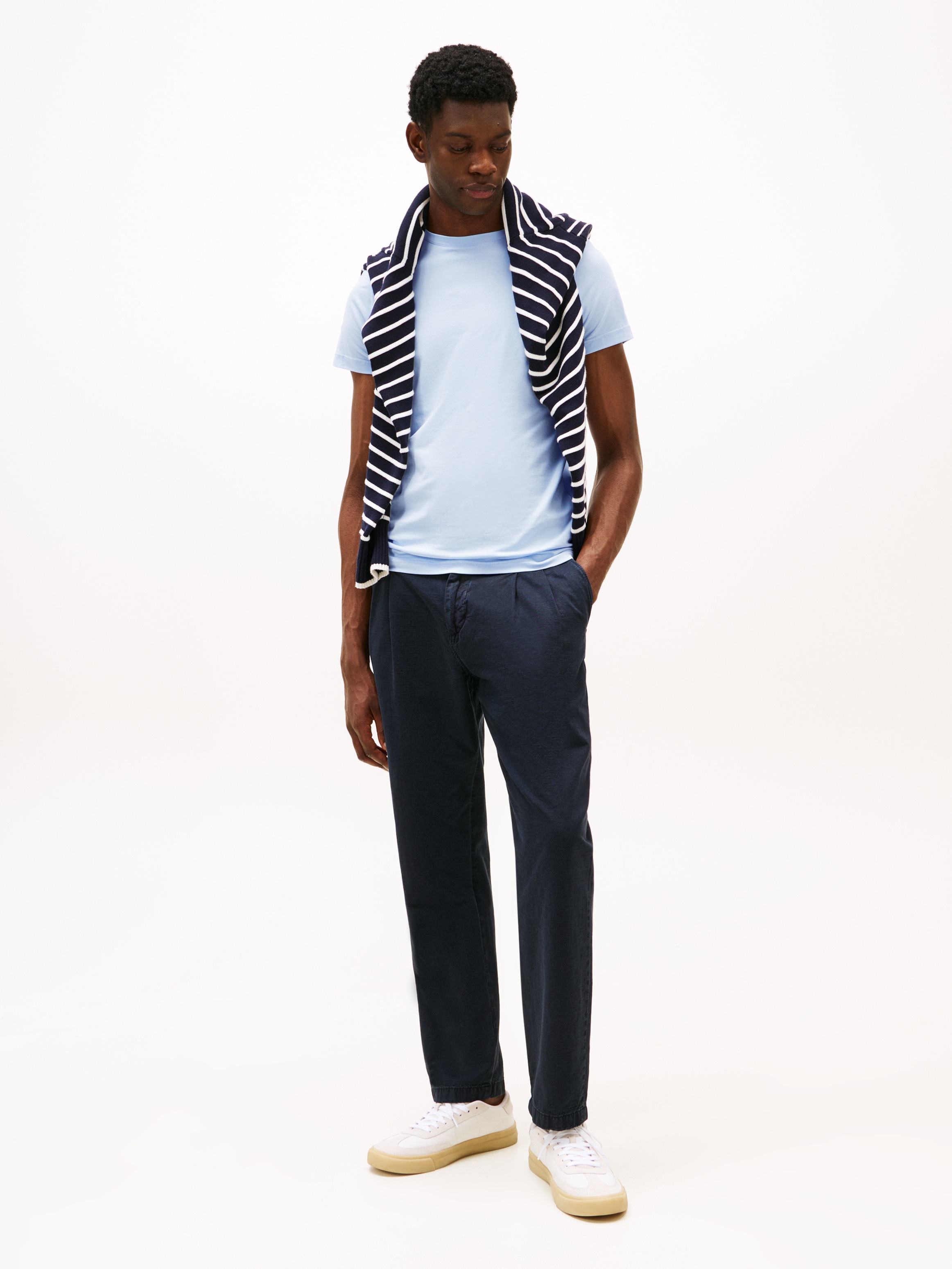 Tommy Hilfiger T-Shirt »STRETCH SLIM FIT TEE«, mit Rundhalsausschnitt