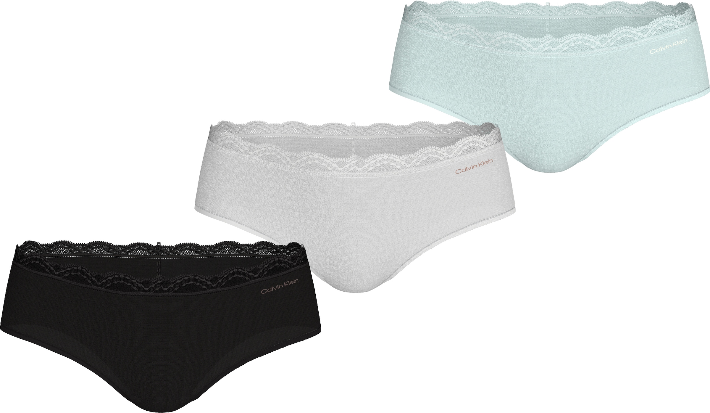 Calvin Klein Underwear Hipster »HIPSTER 3PK« Packung, 3er-Pack, 3 Stk. mit Logodruck