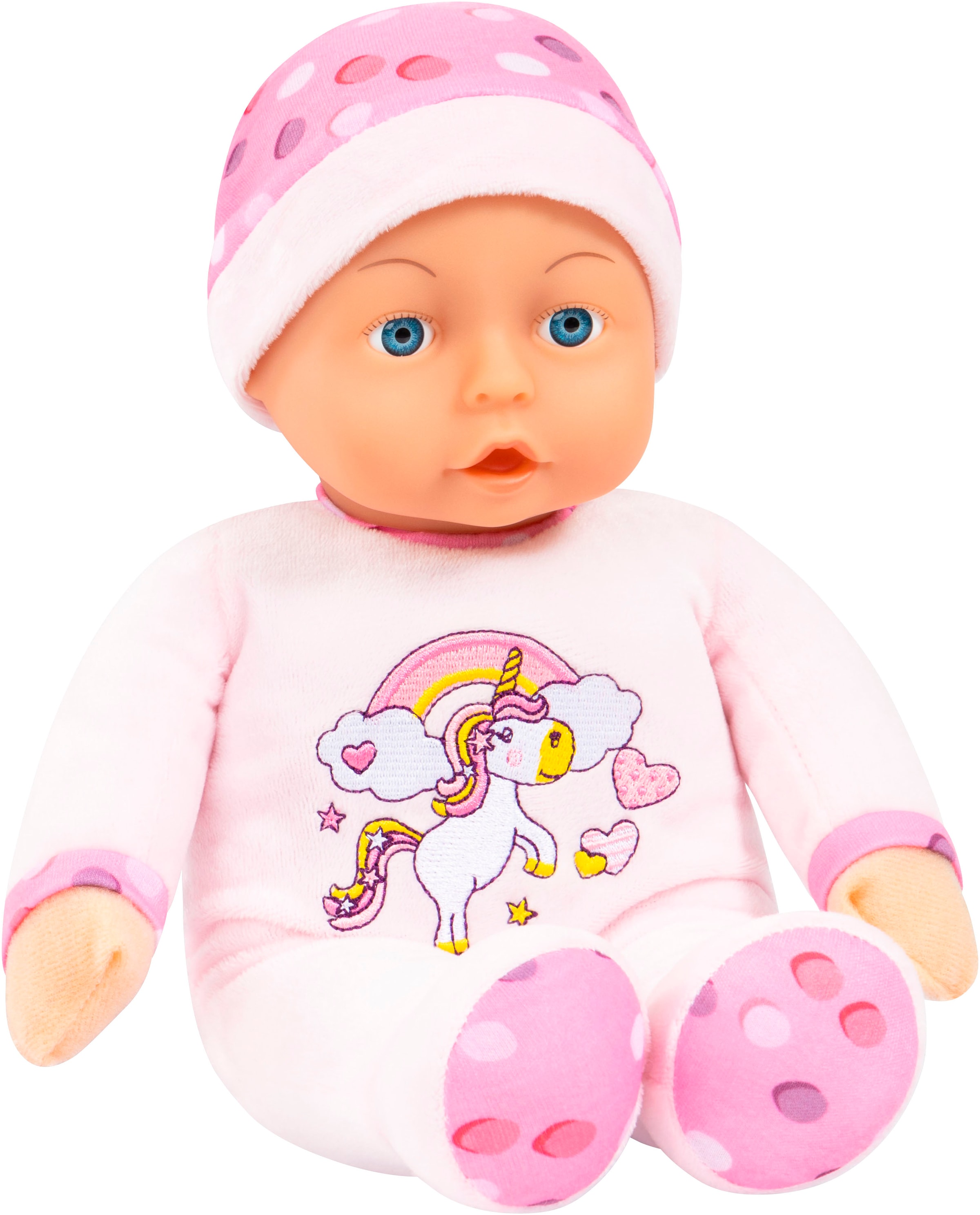 Bayer Babypuppe "My First Baby, 30 cm rosa"
