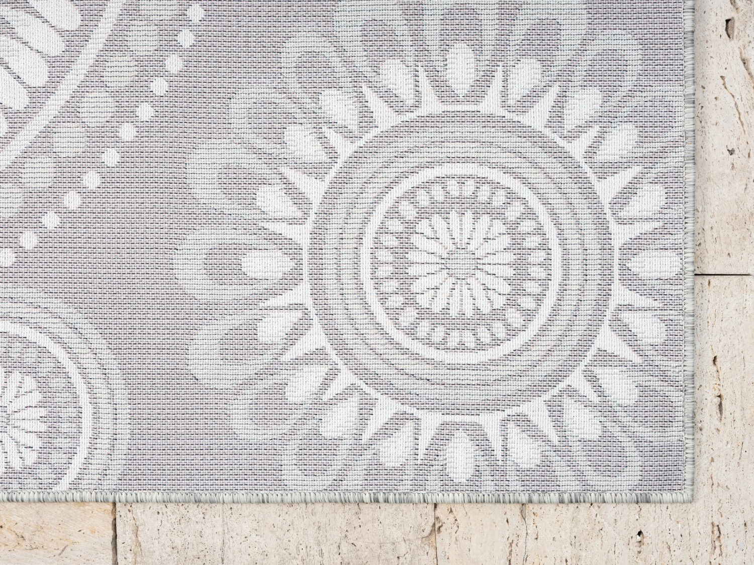 Myflair Möbel & Accessoires Teppich »Loop, LAGERRÄUMUNG!«, rechteckig, 8 mm Höhe, modernes Design, Hoch-Tief Effekt, Outdoor geeignet, Balkon, Terrasse