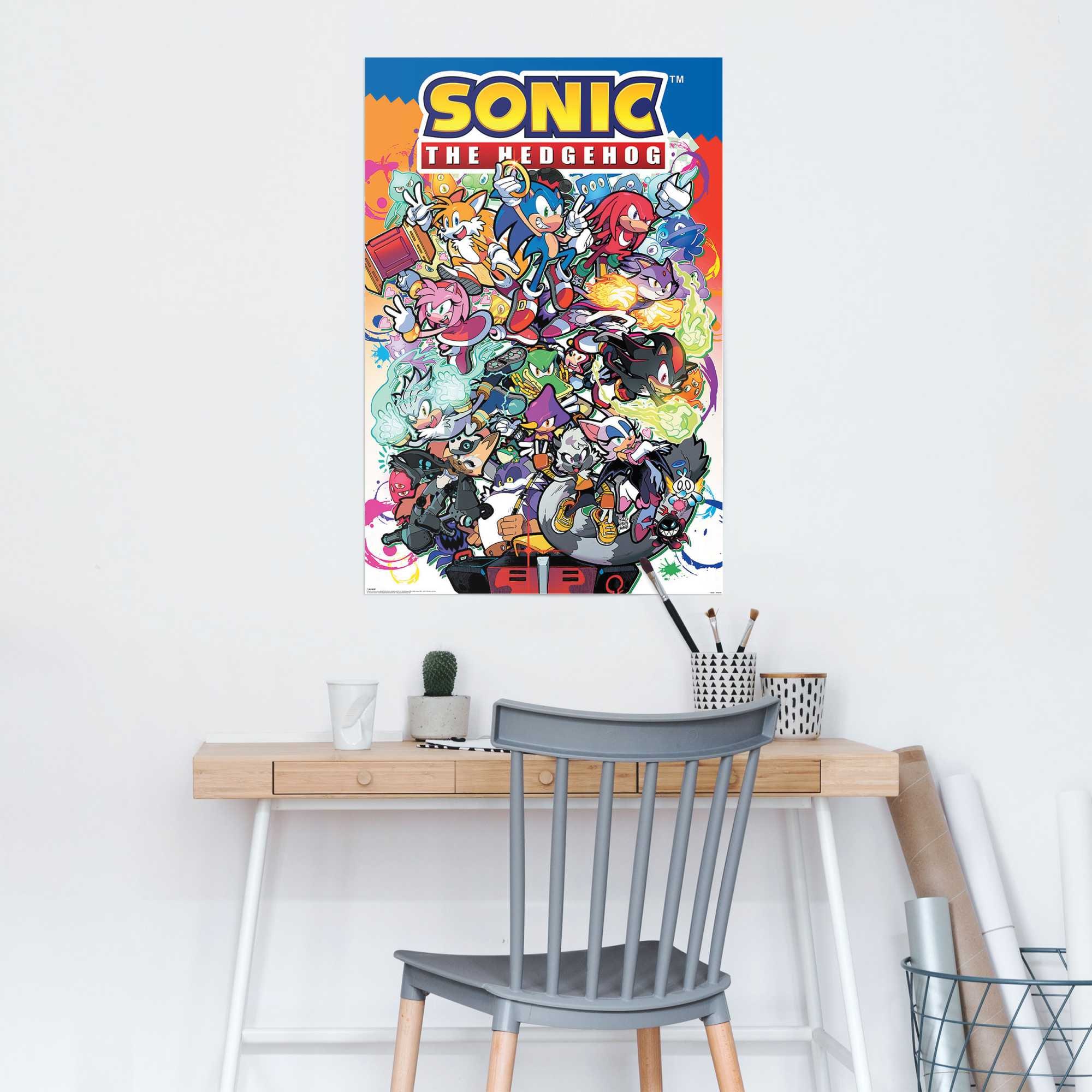 Reinders! Poster »Sonic The Hedgehog - sonic comic characters«