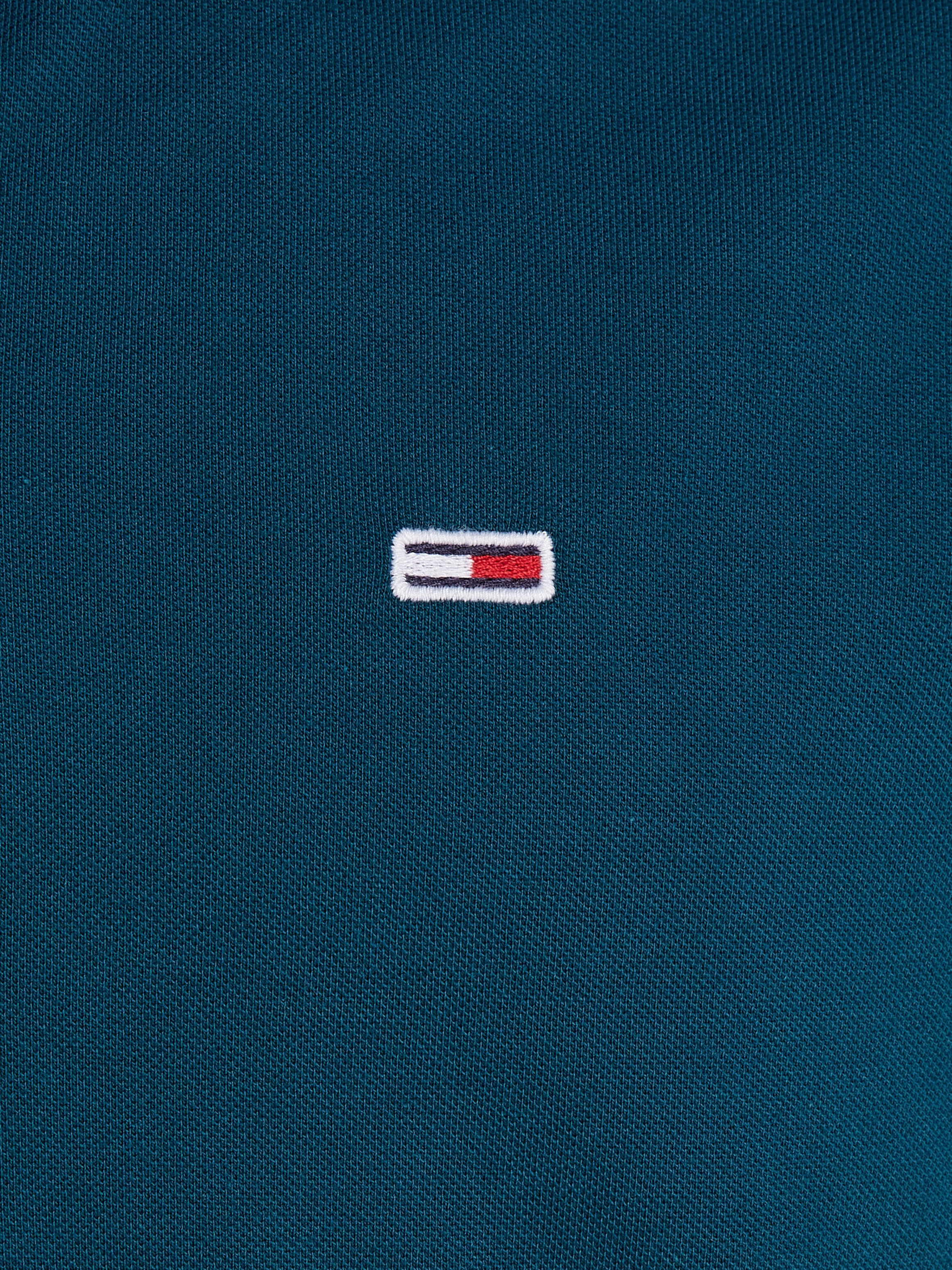 Tommy Jeans Plus Poloshirt »TJM SLIM PLACKET POLO EXT«, Grosse Grössen mit Logostickerei