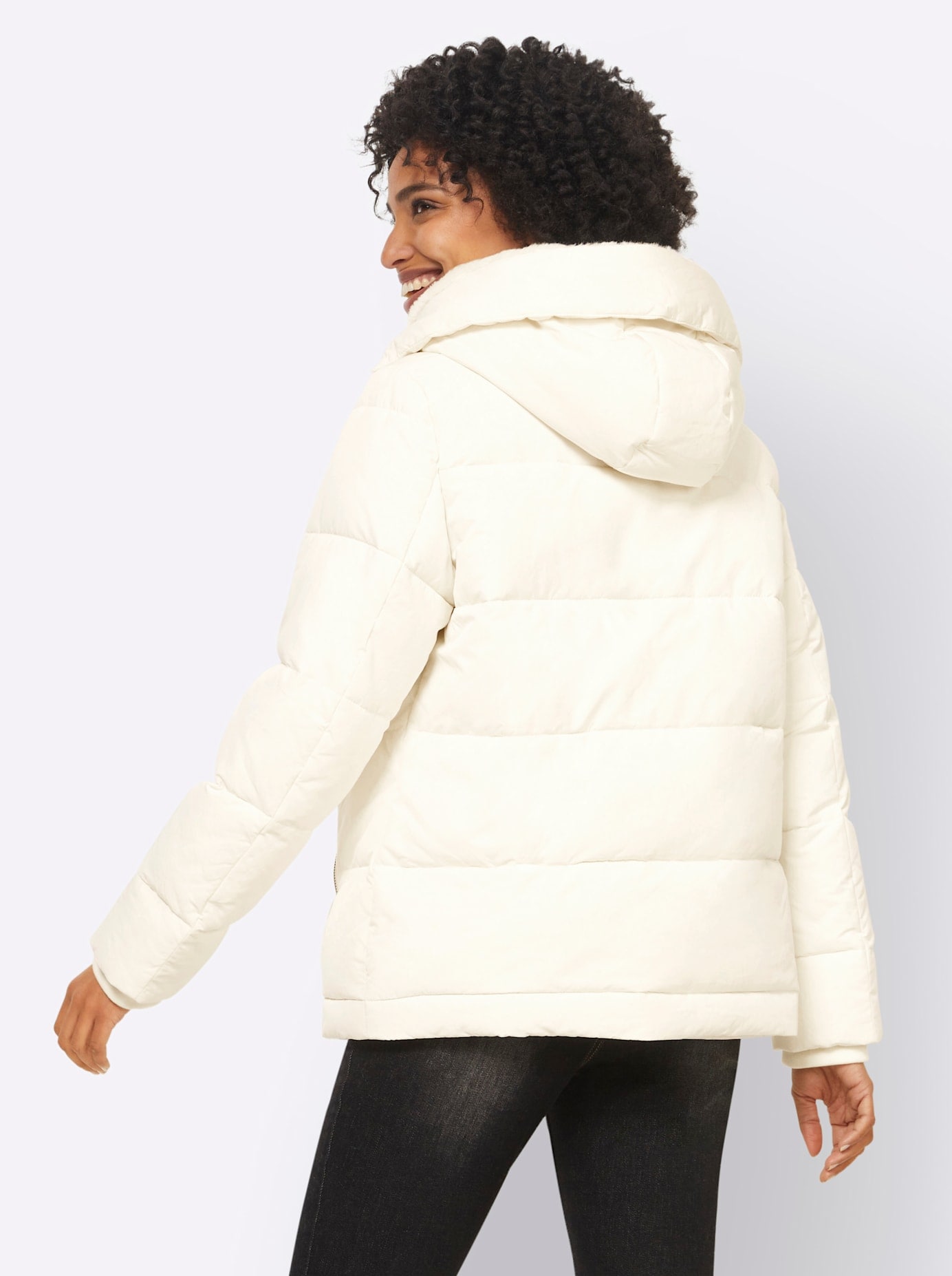 heine Steppjacke, mit Kapuze