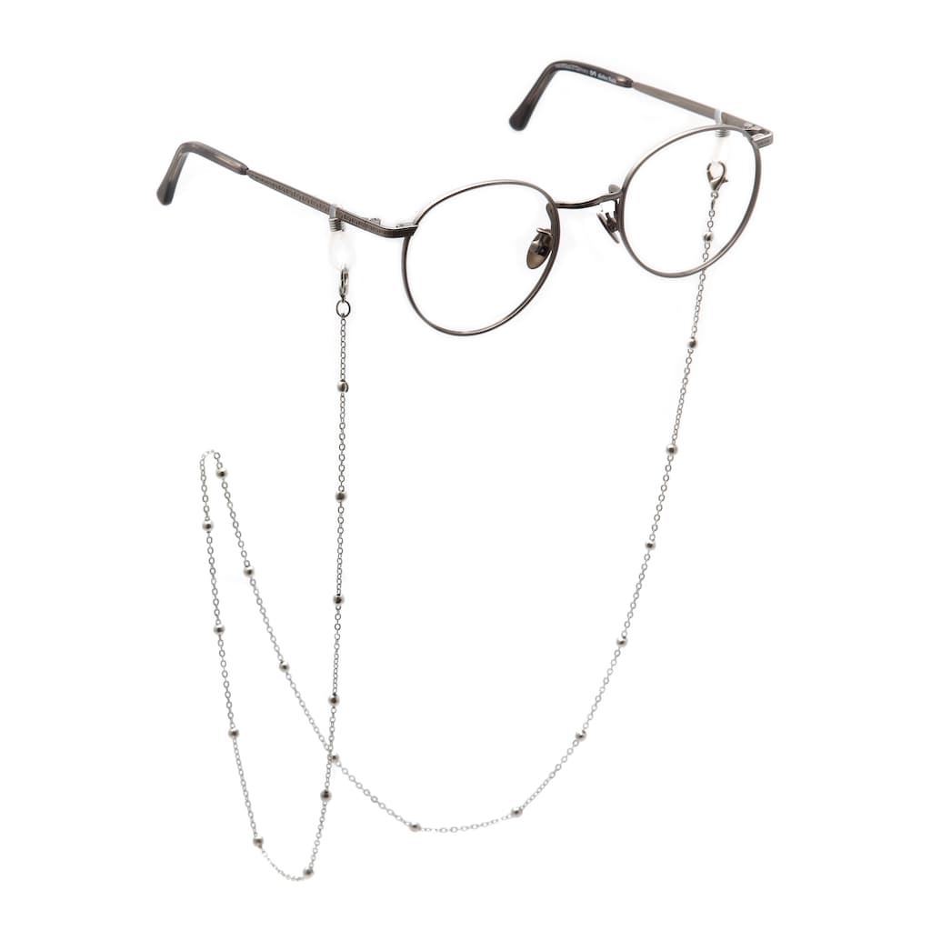 Firetti Brillenkette »mit Kugelelementen, rhodiniert«, (1 St.), mit Zirkonia (synth.)