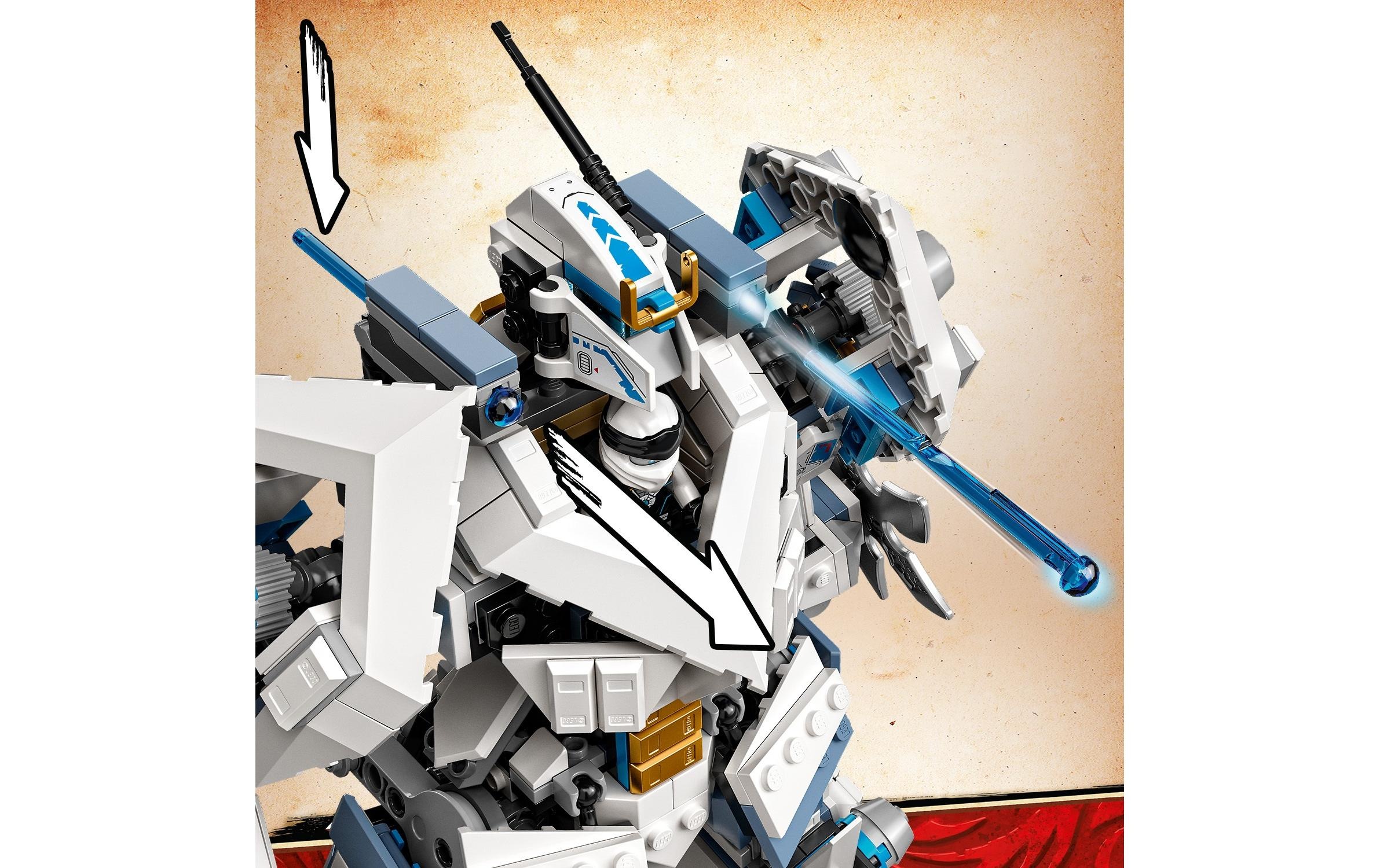 LEGO® Konstruktionsspielsteine »Zanes Titan-Mech 7173«