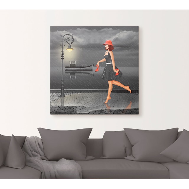 Artland Wandbild »Tanzen im Regen«, Frau, (1 St.), als Alubild,  Leinwandbild, Wandaufkleber oder Poster in versch. Grössen online bestellen  | Jelmoli-Versand