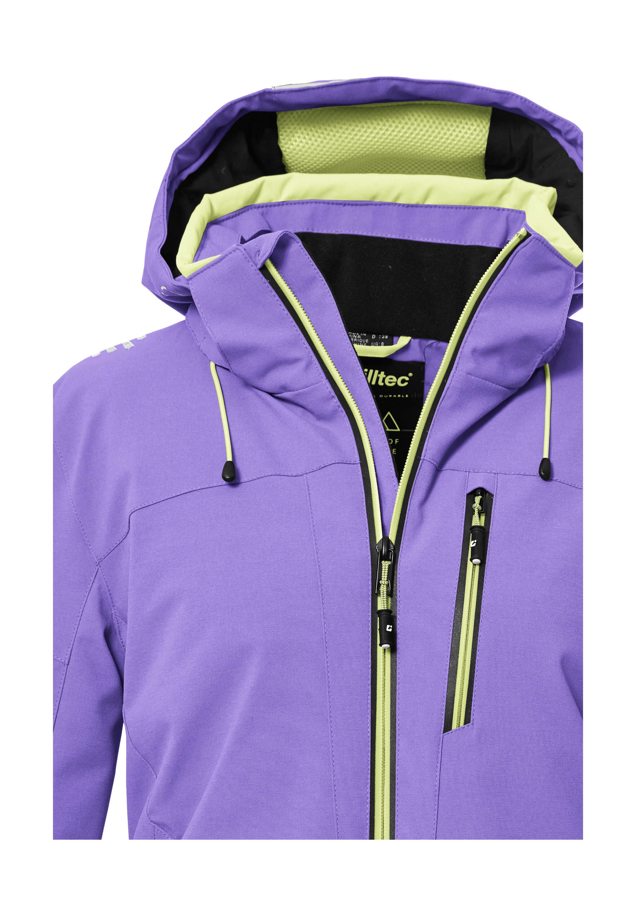 Killtec Skijacke »KSW 81 WMN SKI JCKT«, Wasserdichte, atmungsaktive Winterjacke mit abnehmbarer Kapuze