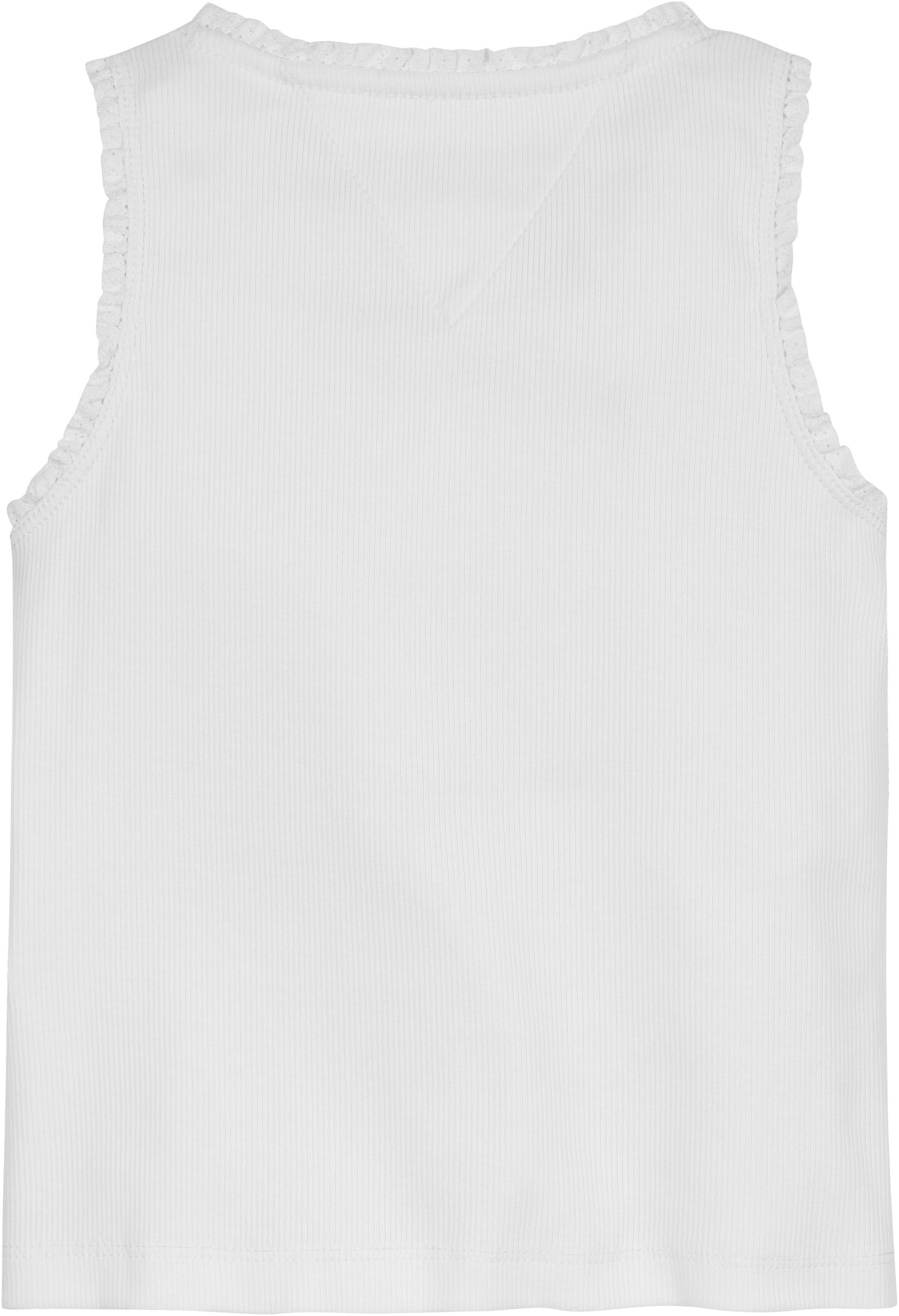 Tommy Hilfiger T-Shirt »ESSENTIAL RIB LACE TANK TOP«, Baby bis 2 Jahre