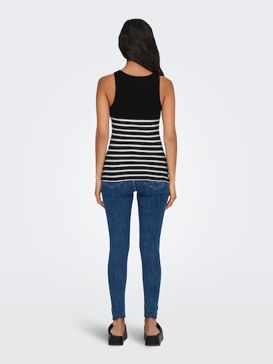 ONLY Tanktop »ONLKENYA RIB STRIPE TANK TOP CS JRS«