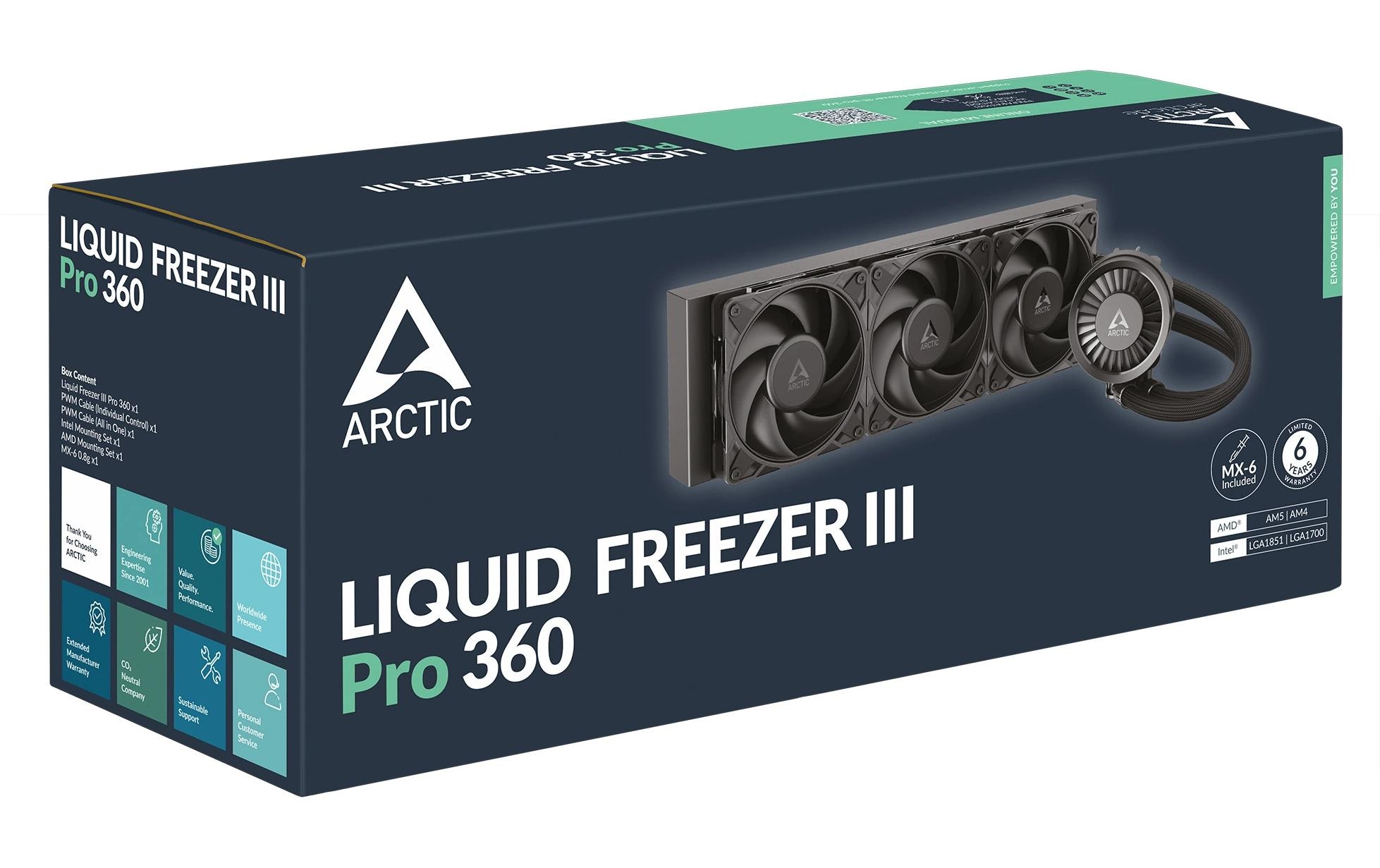 Computer-Kühler »Arctic Cooling Liquid Freezer III Pro 360«