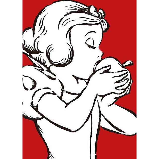 ✵ Komar Poster »Snow White Apple Bite - red«, Disney, (Packung, 1 St.),  Kinderzimmer, Schlafzimmer, Wohnzimmer günstig ordern | Jelmoli-Versand