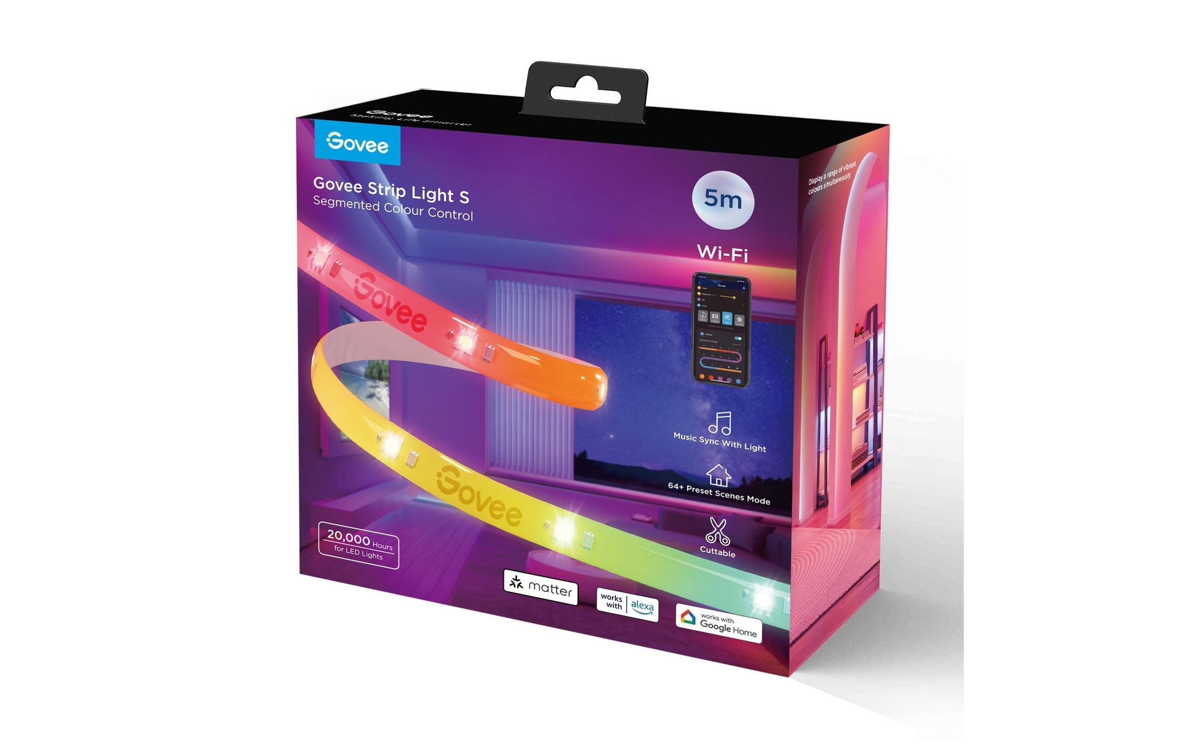 Govee LED Lichtleiste »Govee Light S, Wi-Fi / Bluetooth / Matter«