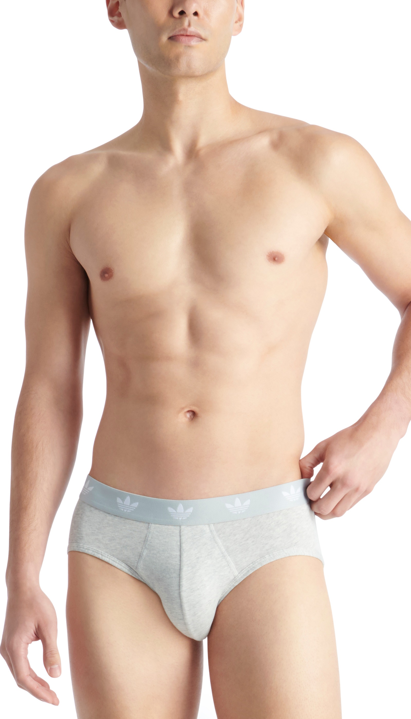 adidas Originals Slip »Comfort Flex Cotton«, (3er Pack), breiter Logo-Bund, elastisch, sportlicher Touch, Baumwollmix
