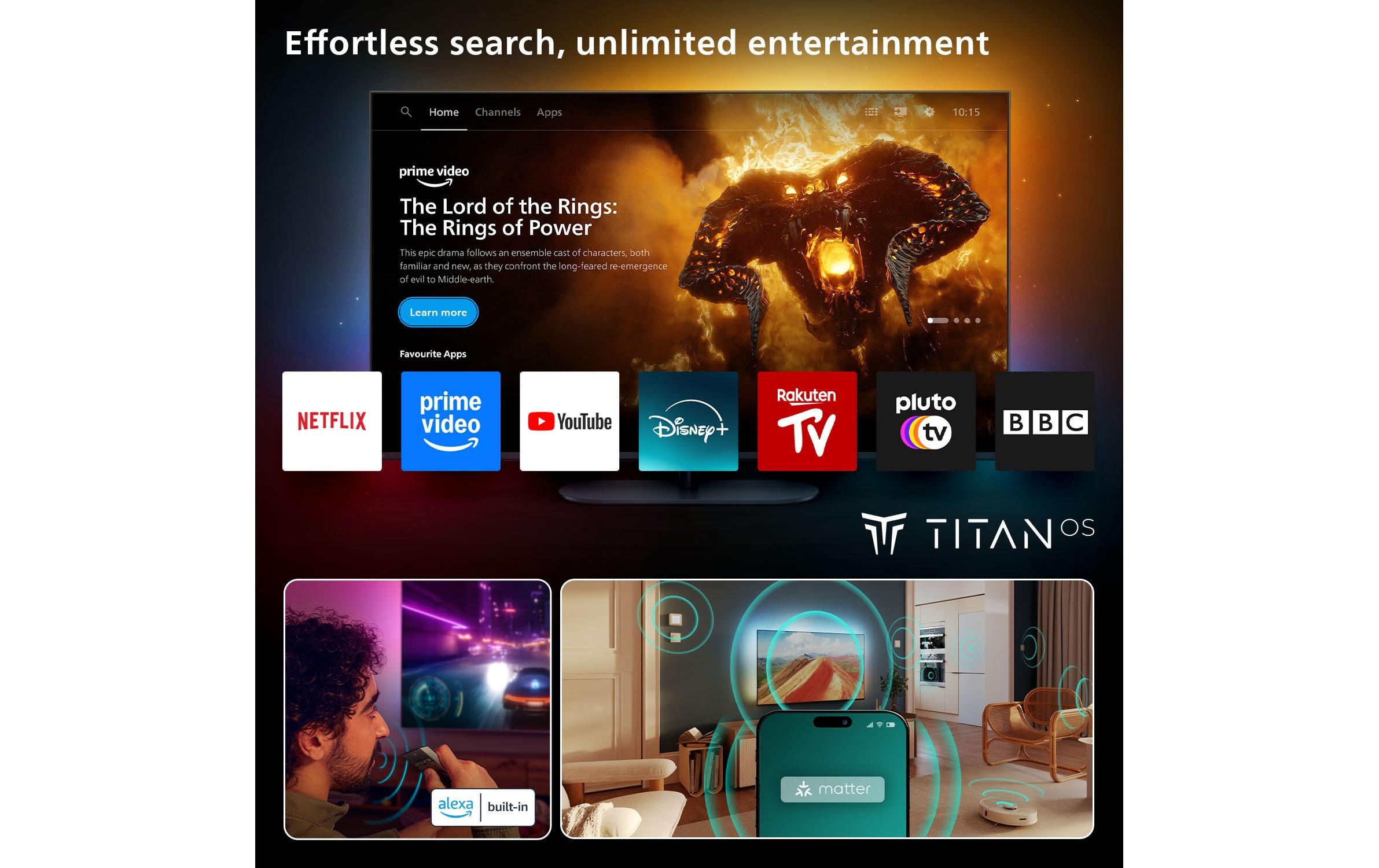 Philips OLED-Fernseher »65OLED760/12 65«, 4K Ultra HD