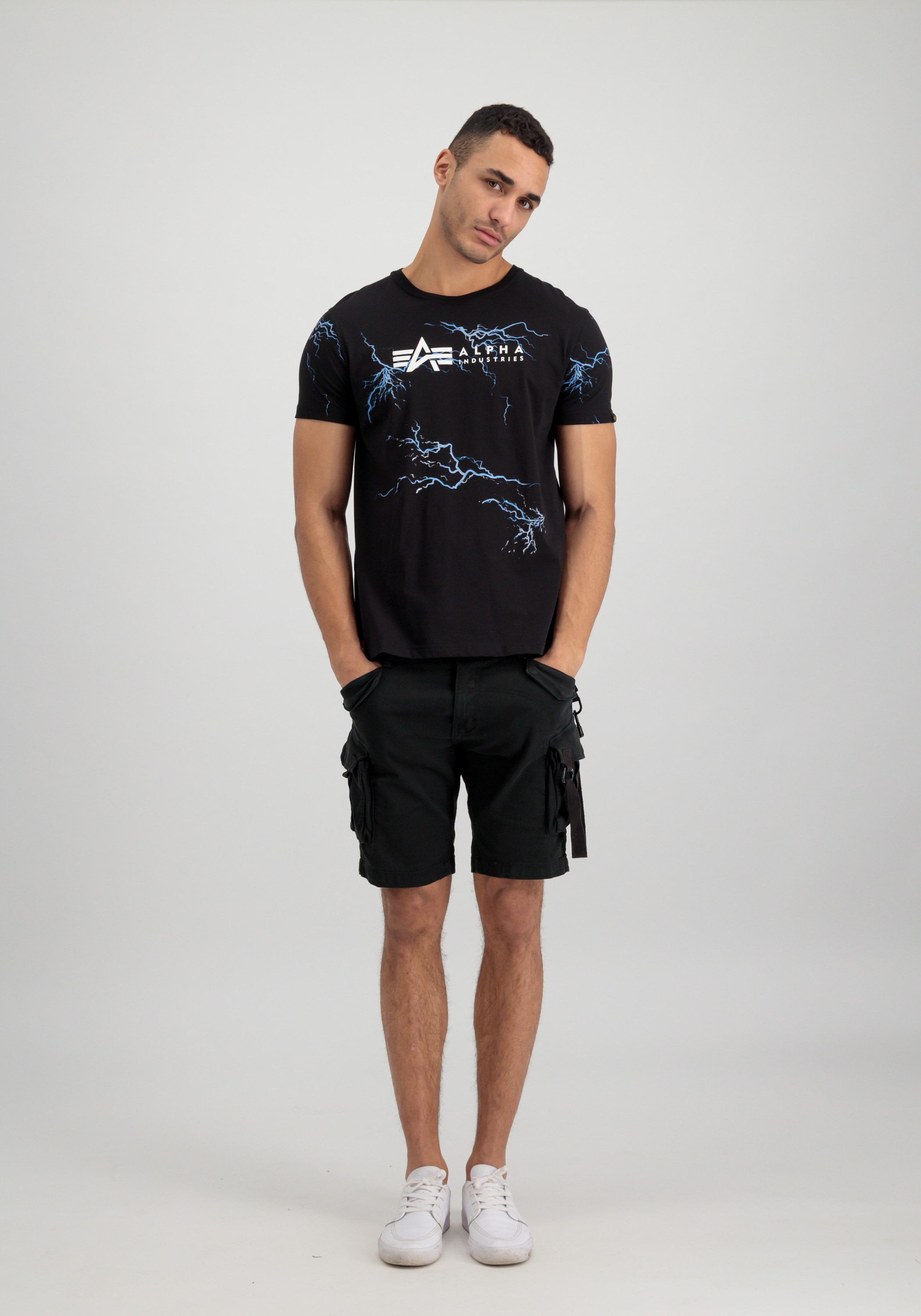 Alpha Industries T-Shirt »Alpha Industries Men - T-Shirts Lightning AOP T-Shirt«