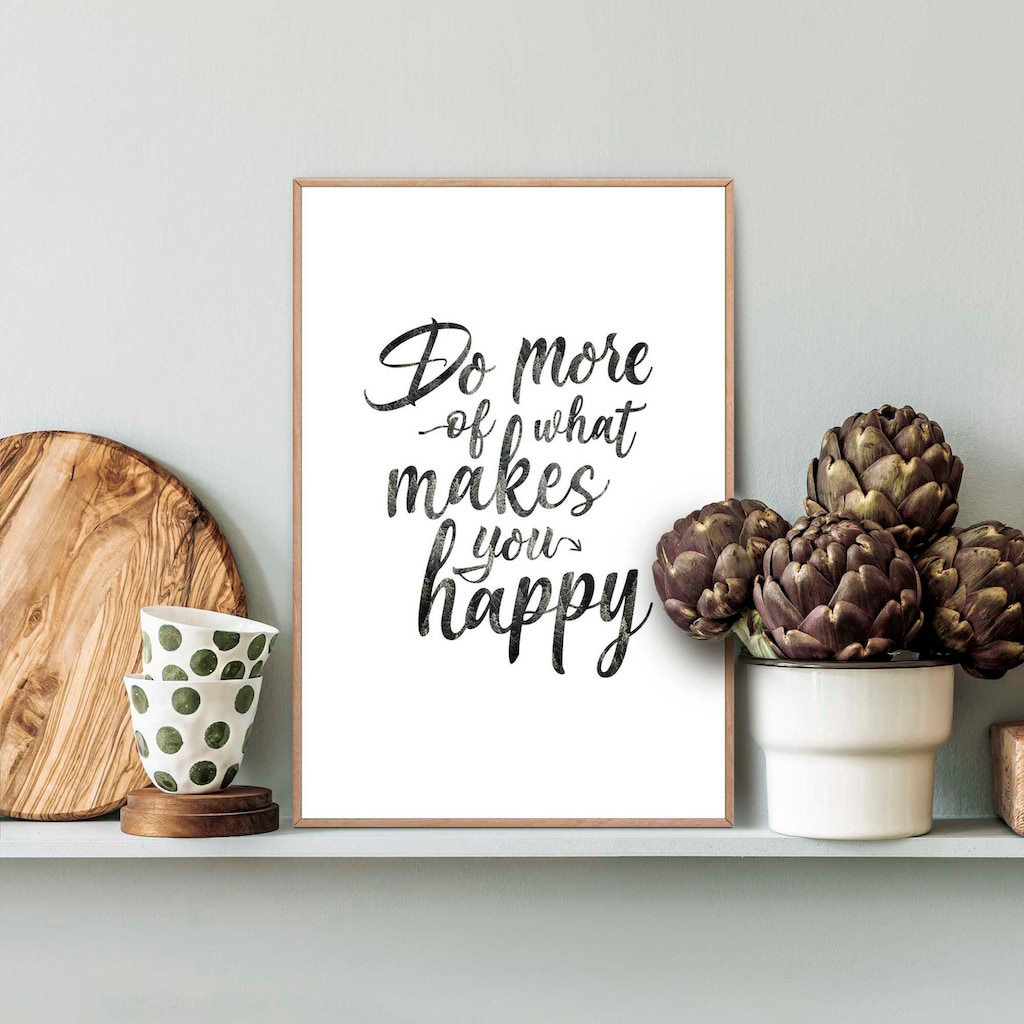 Reinders! Poster »Do more of what makes you happy«