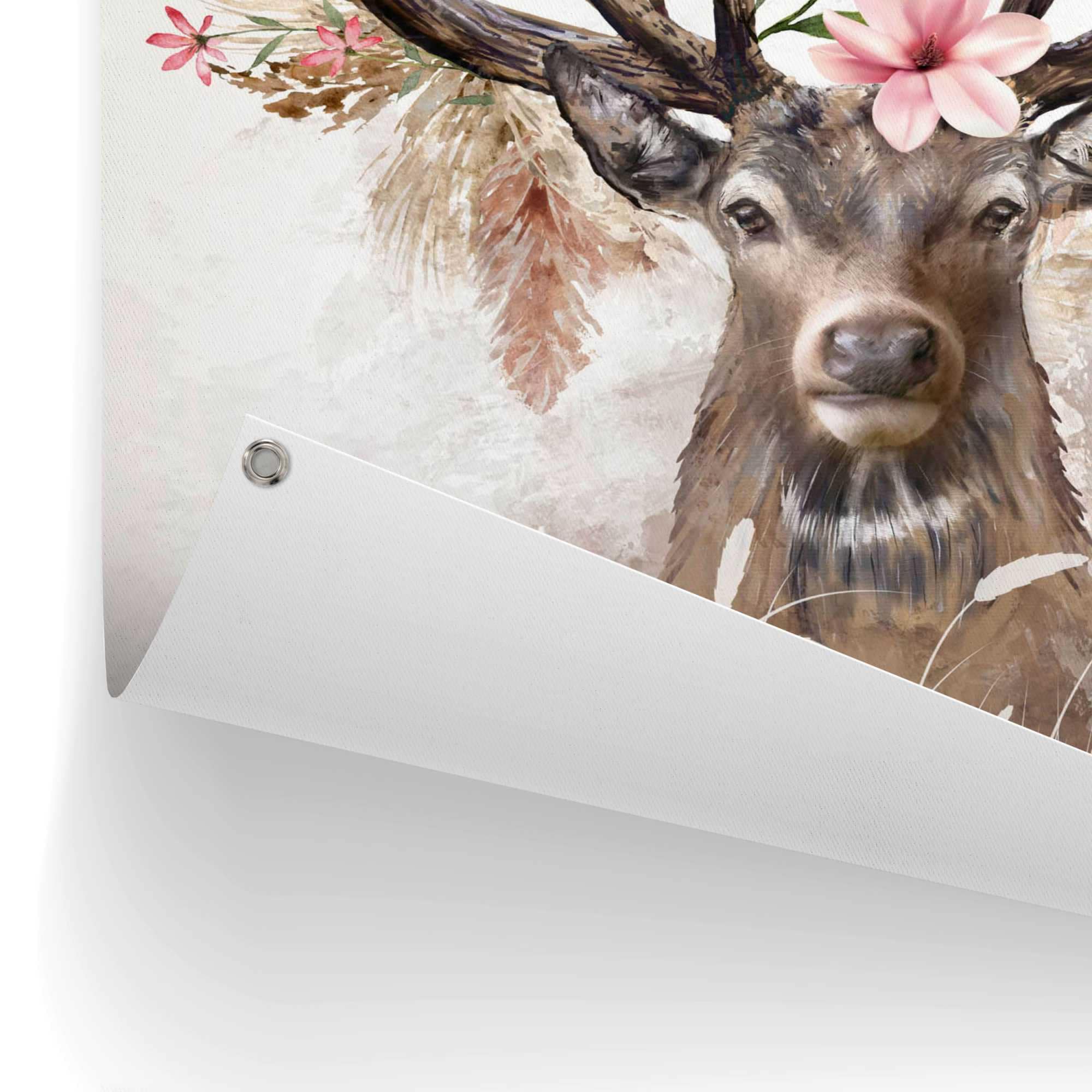 Reinders! Poster »Hirsch in Blumen«, Outdoor für Garten oder Balkon online  shoppen | Jelmoli-Versand