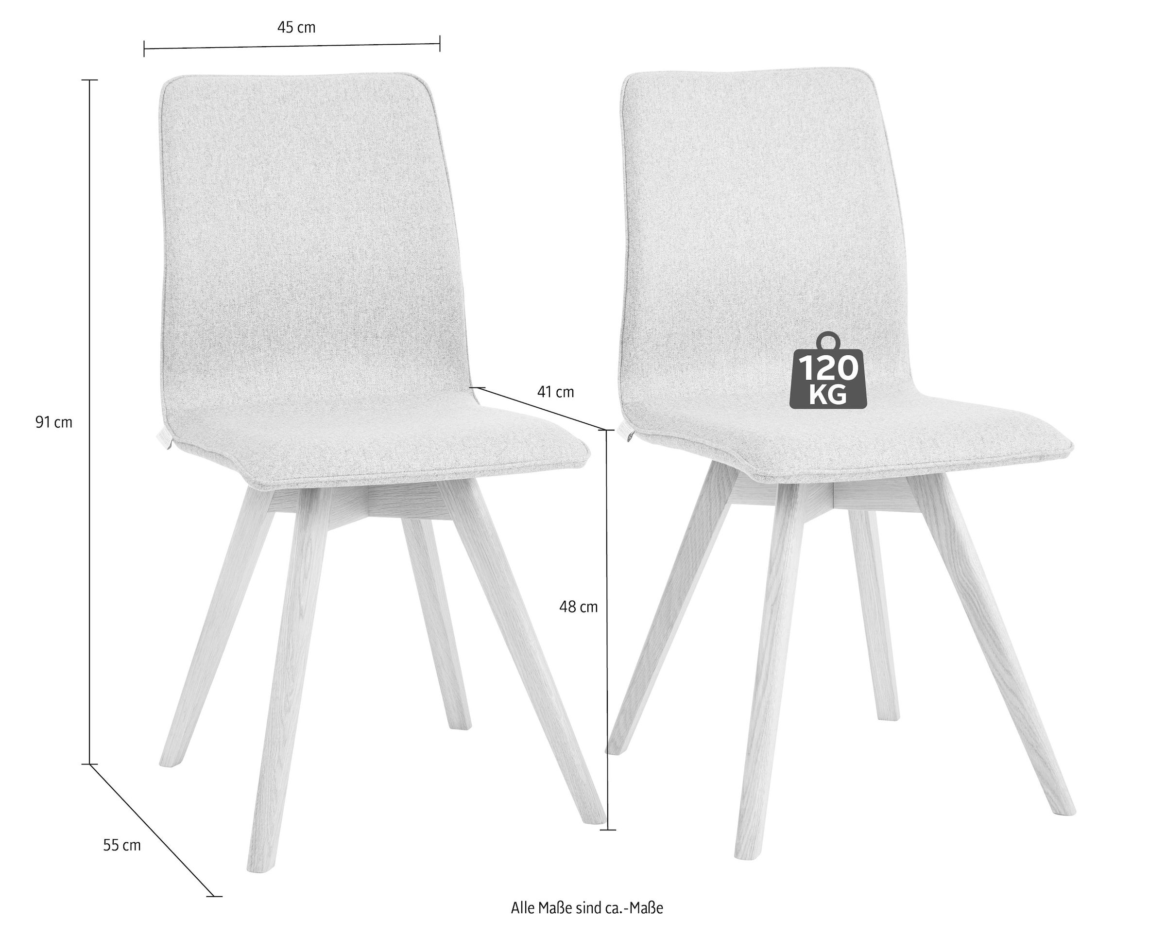 Guido Maria Kretschmer 6er-Set | 4-Fussstuhl Home&Living Webstoff-Kunstleder, im 2er, kaufen oder online »Dalea«, 4er Jelmoli-Versand 2 St., (Set)