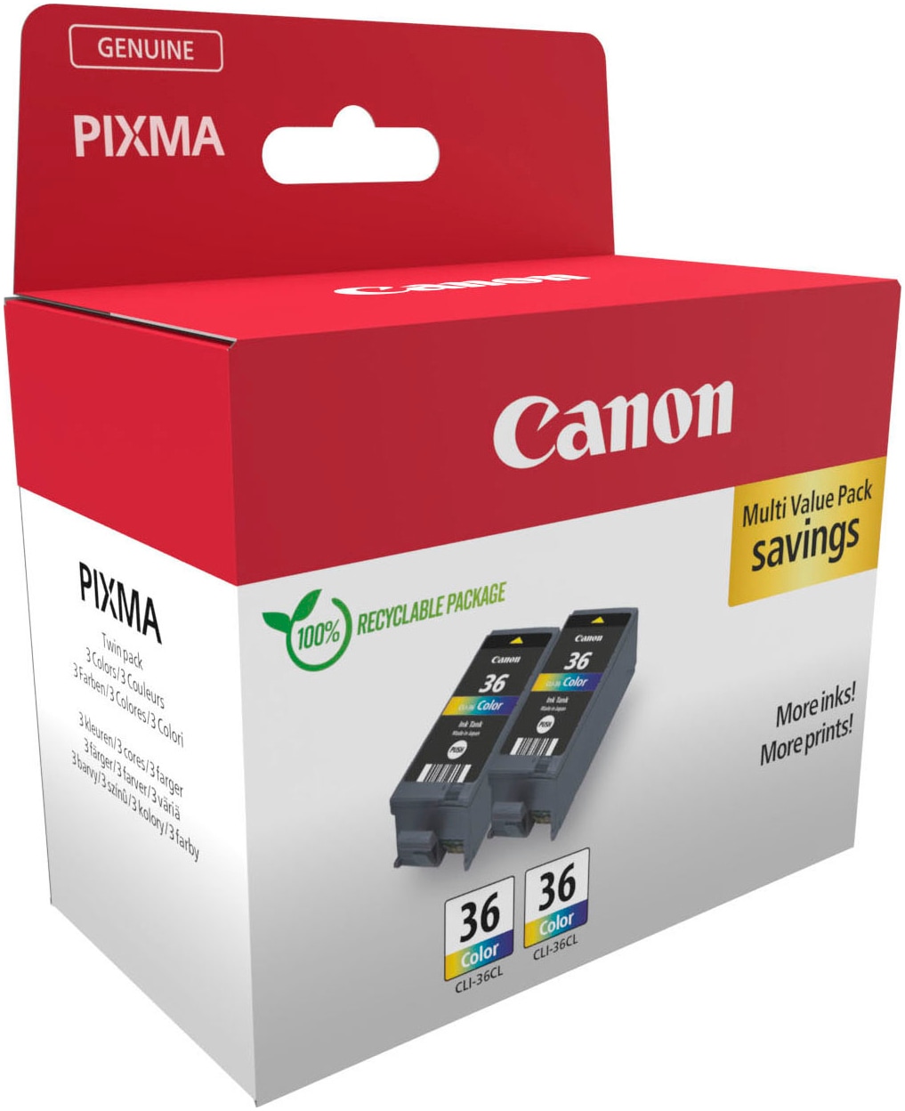 Canon Tintenpatrone »CLI-36 CL (Doppelpack)«