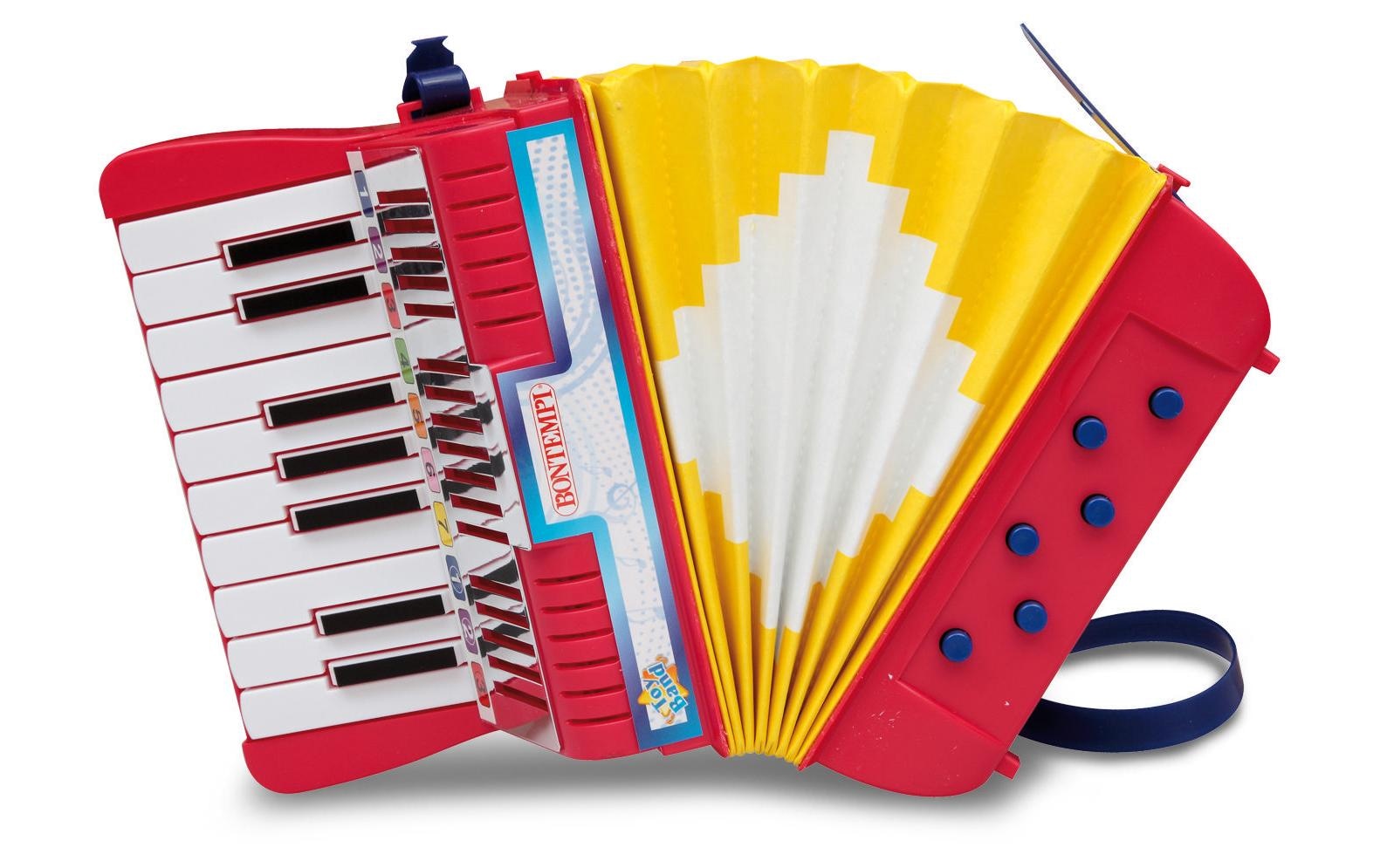 Bontempi Spielzeug-Musikinstrument »Akkordeon mit 17 Tasten C-E«
