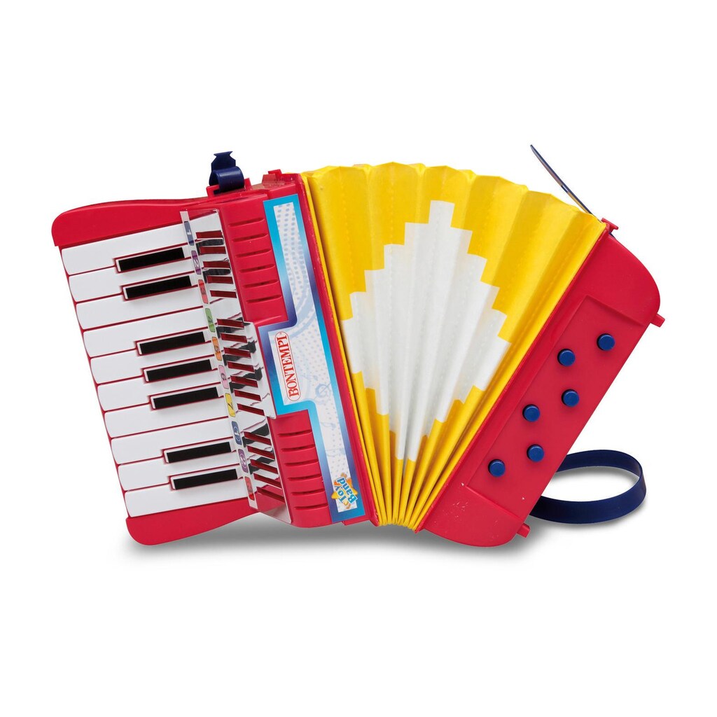 Bontempi Spielzeug-Musikinstrument »Akkordeon mit 17 Tasten C-E«
