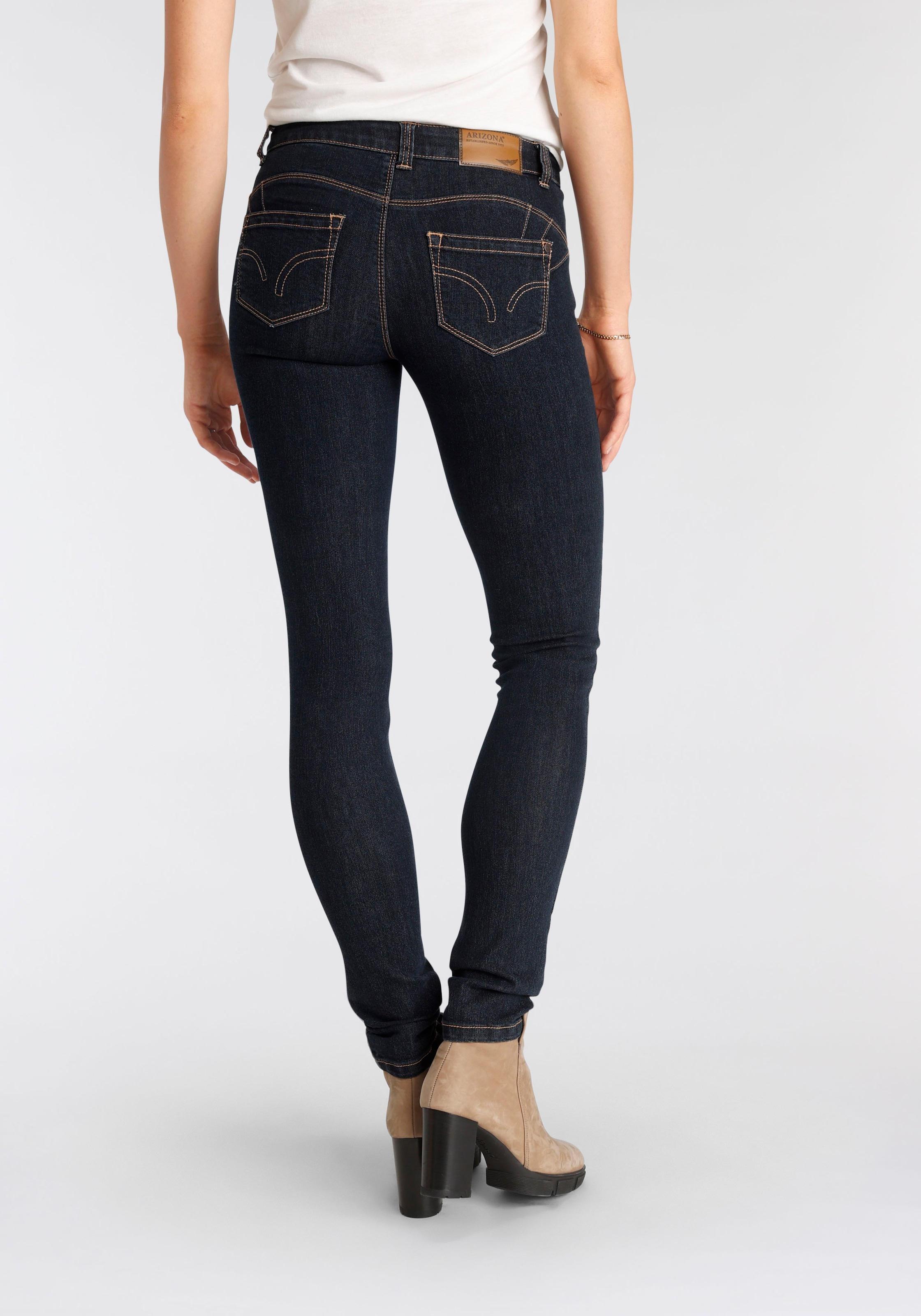 Arizona Skinny-fit-Jeans Waist bei Jelmoli-Versand »Shaping«, Mid online Schweiz bestellen