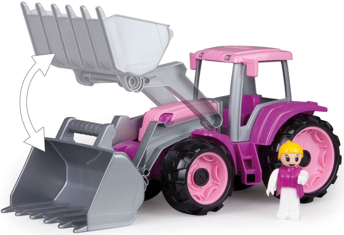 Lena® Spielzeug-Traktor »TRUXX, rosa«, inklusive Spielfigur, Made in Europe