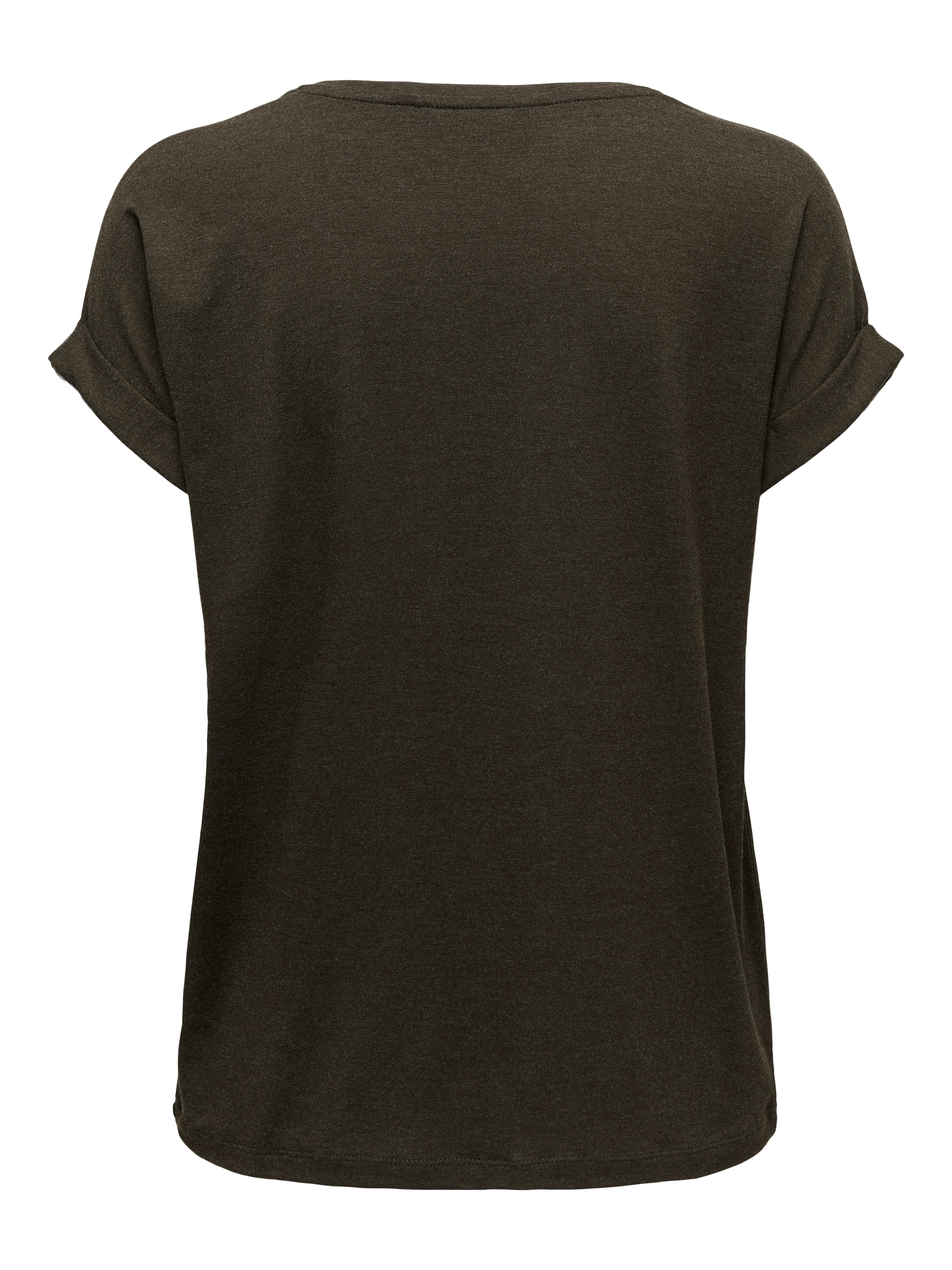 ONLY T-Shirt »ONLMOSTER – Kurzarmshirt mit Aufschlag und klassischem Look«, unifarben, casual, regular fit, Viskosemischung, Rundhals