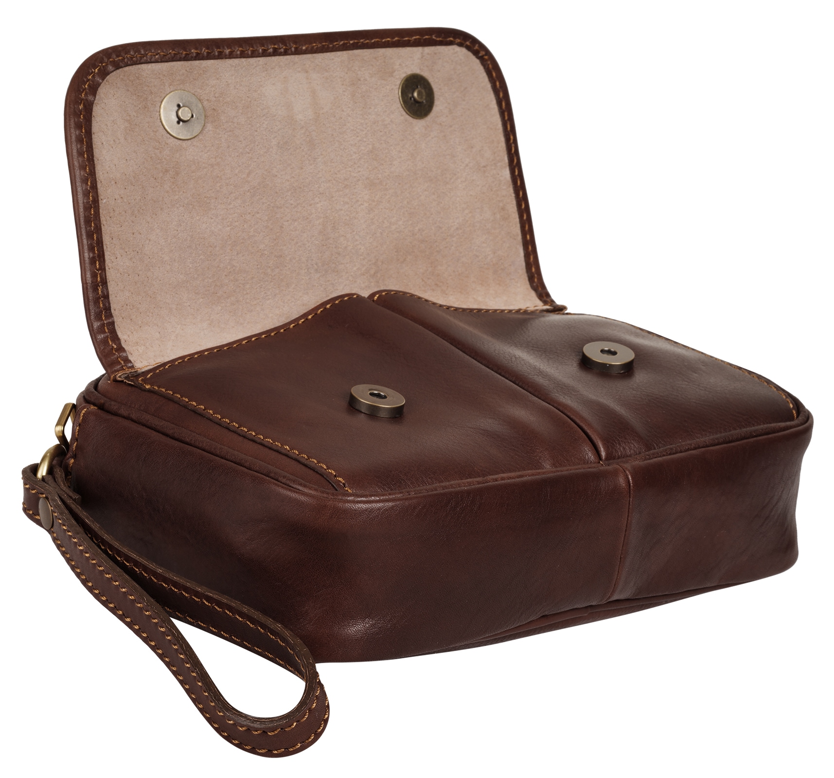Piké Handgelenktasche, echt Leder