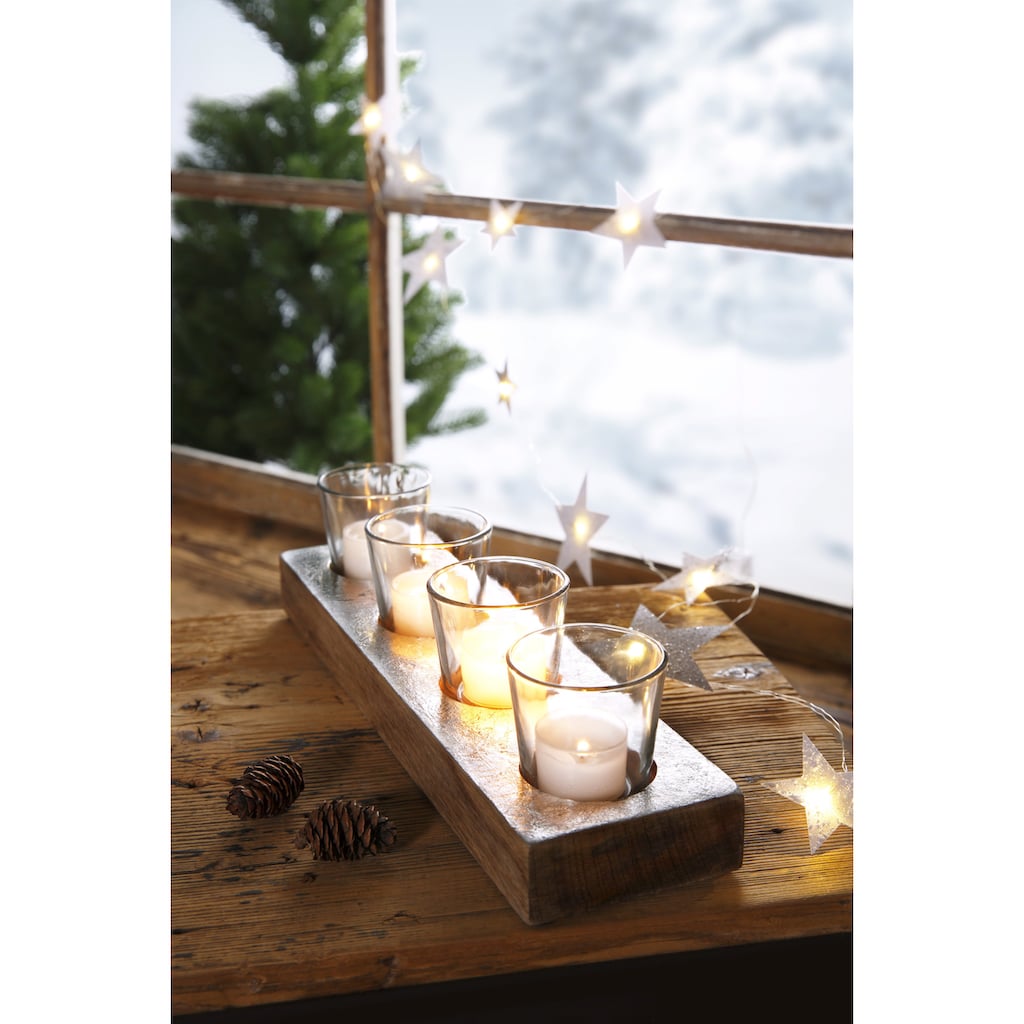 Creativ deco Teelichthalter »Weihnachtsdeko, Adventsleuchter«