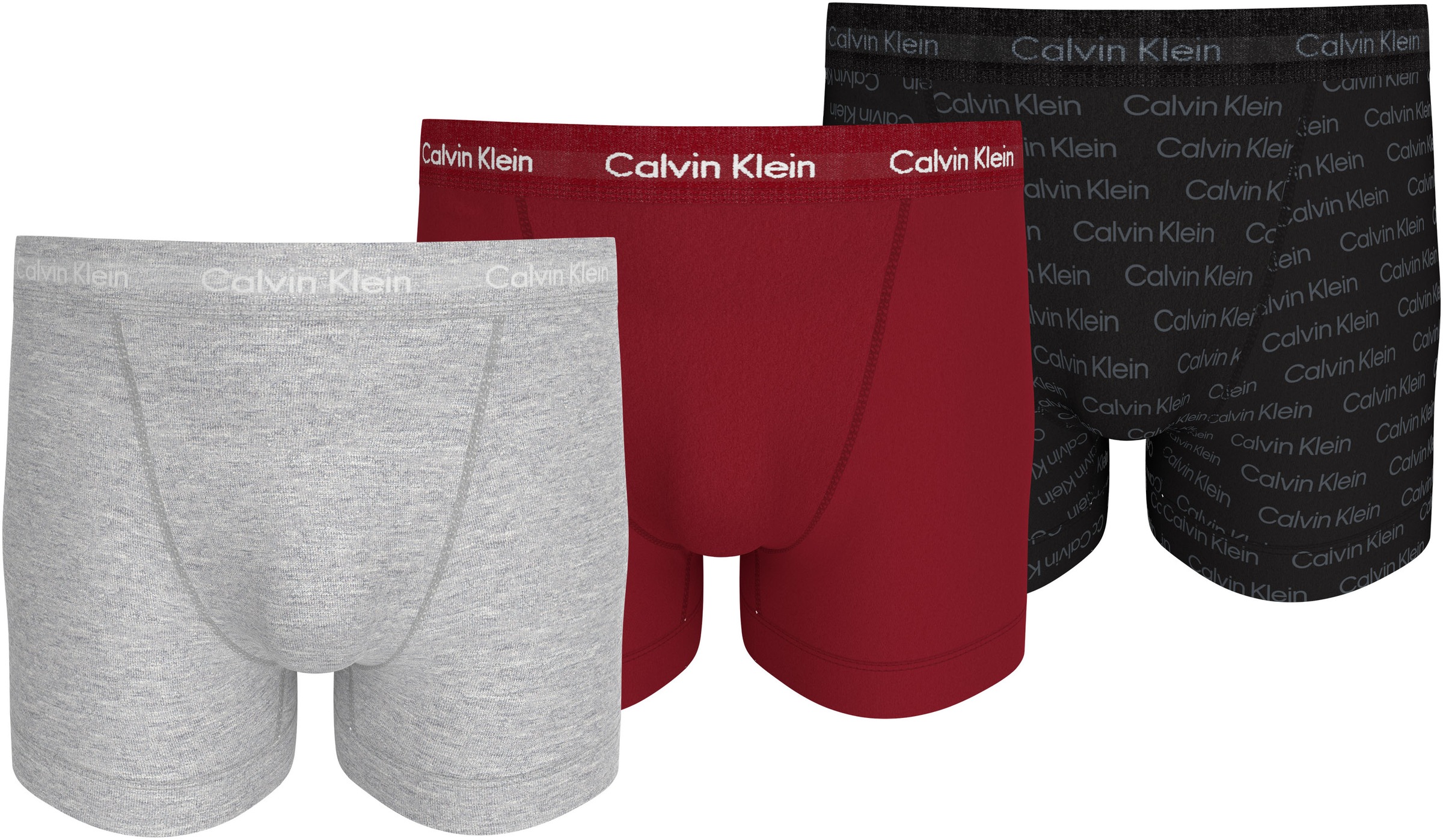 Calvin Klein Underwear Trunk »CK LOW RISE TRUNK 3PK« Packung, 3er-Pack, 3 Stk. mit Logoschriftzug am Wäschebund