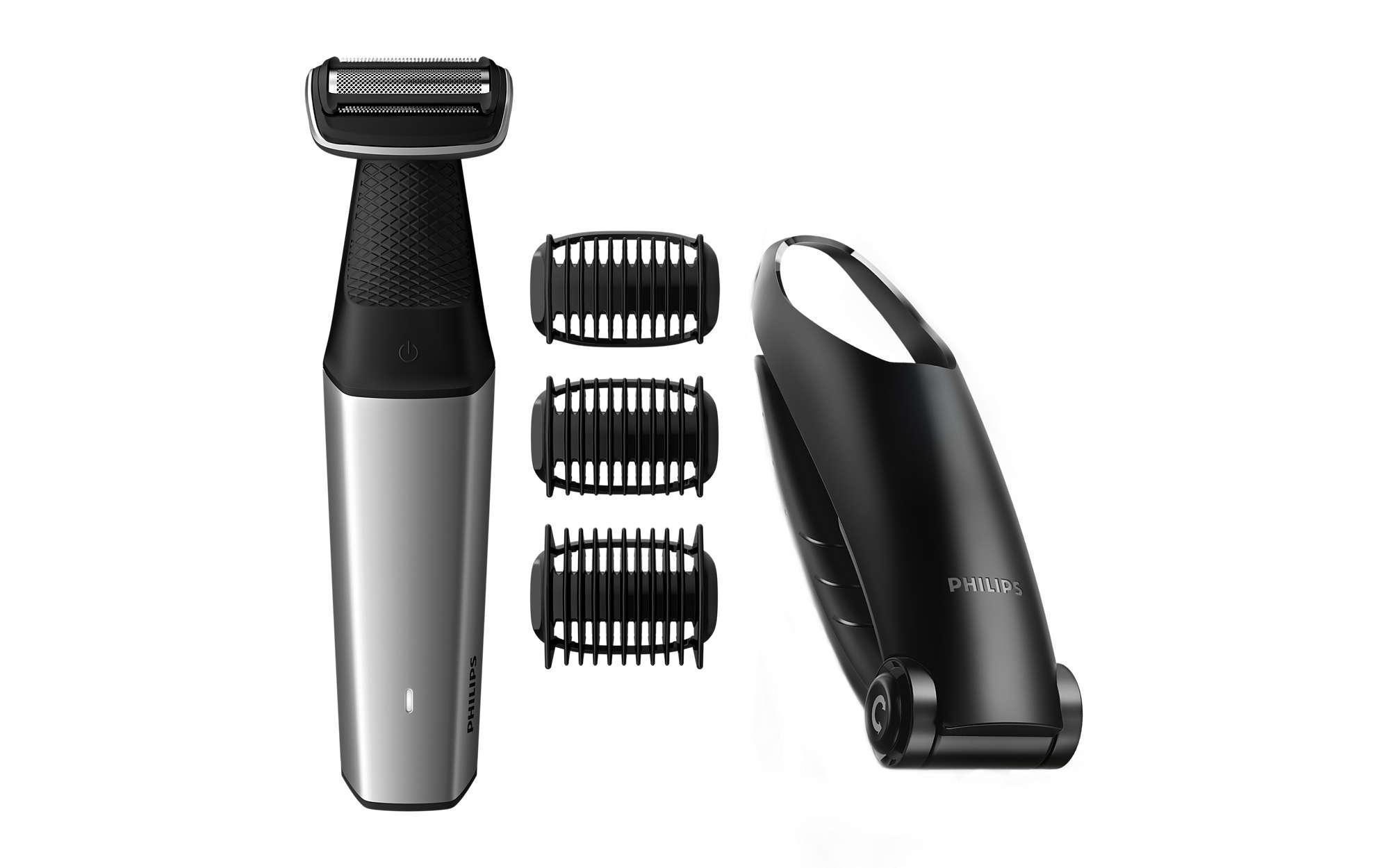 Philips Elektrokörperrasierer »Philips Körperrasierer Serie 5000 BG5020/15«, 3 St. Aufsätze